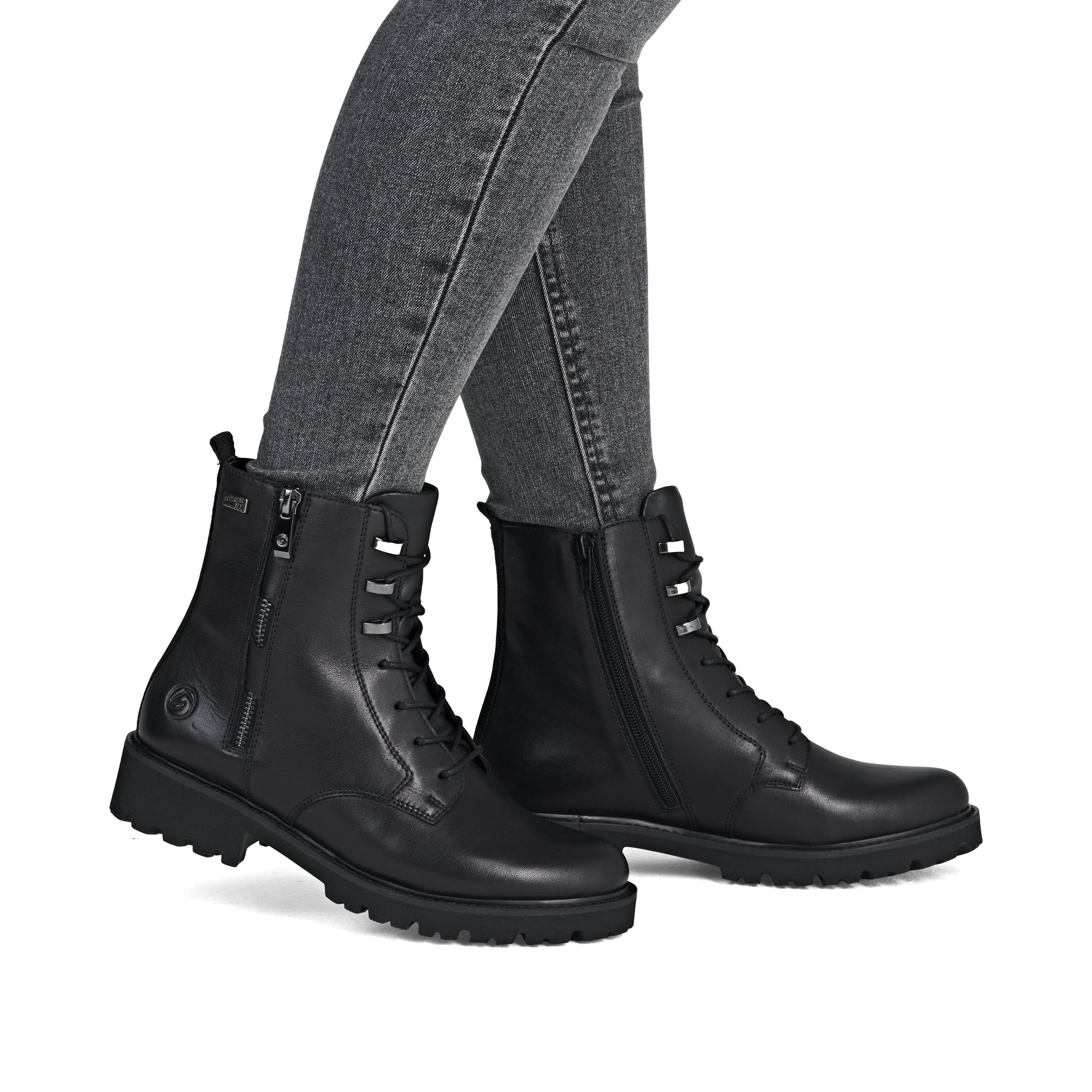 Black Zip Boots for Women | Remonte D8656-00