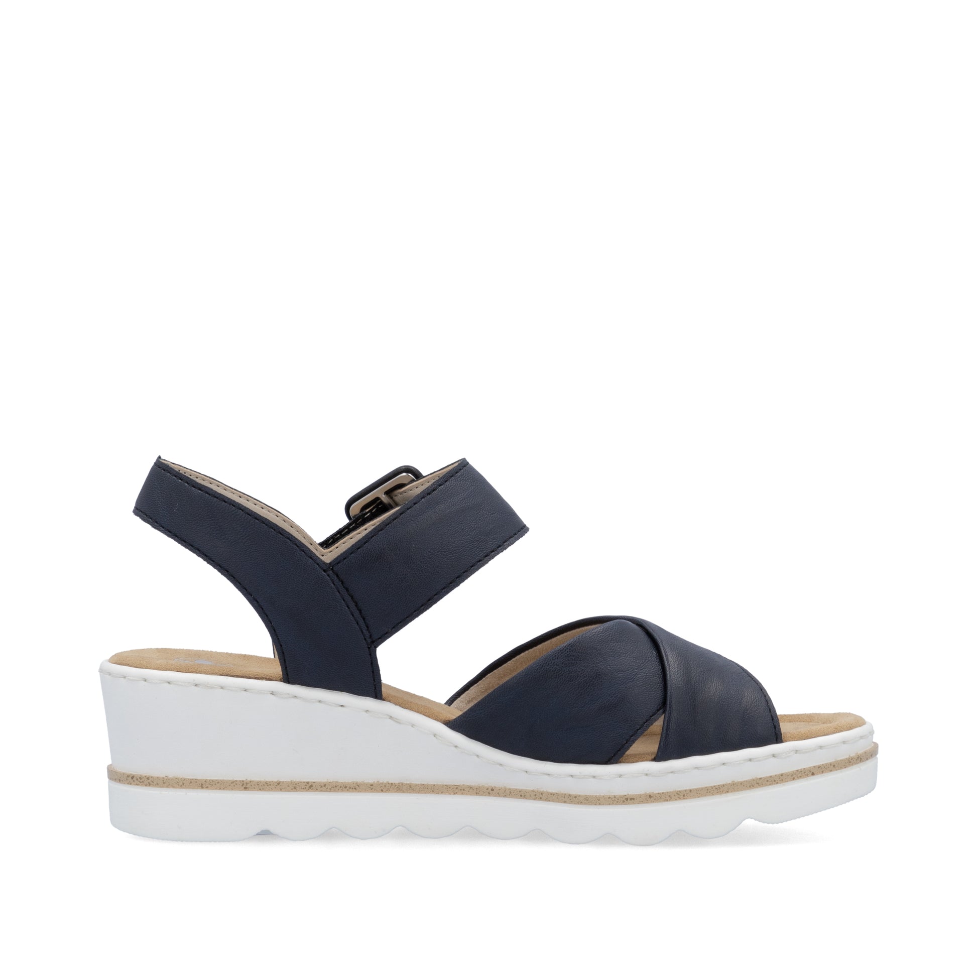 Blue Hook & Loop Sandals for Women | Rieker 67463-14