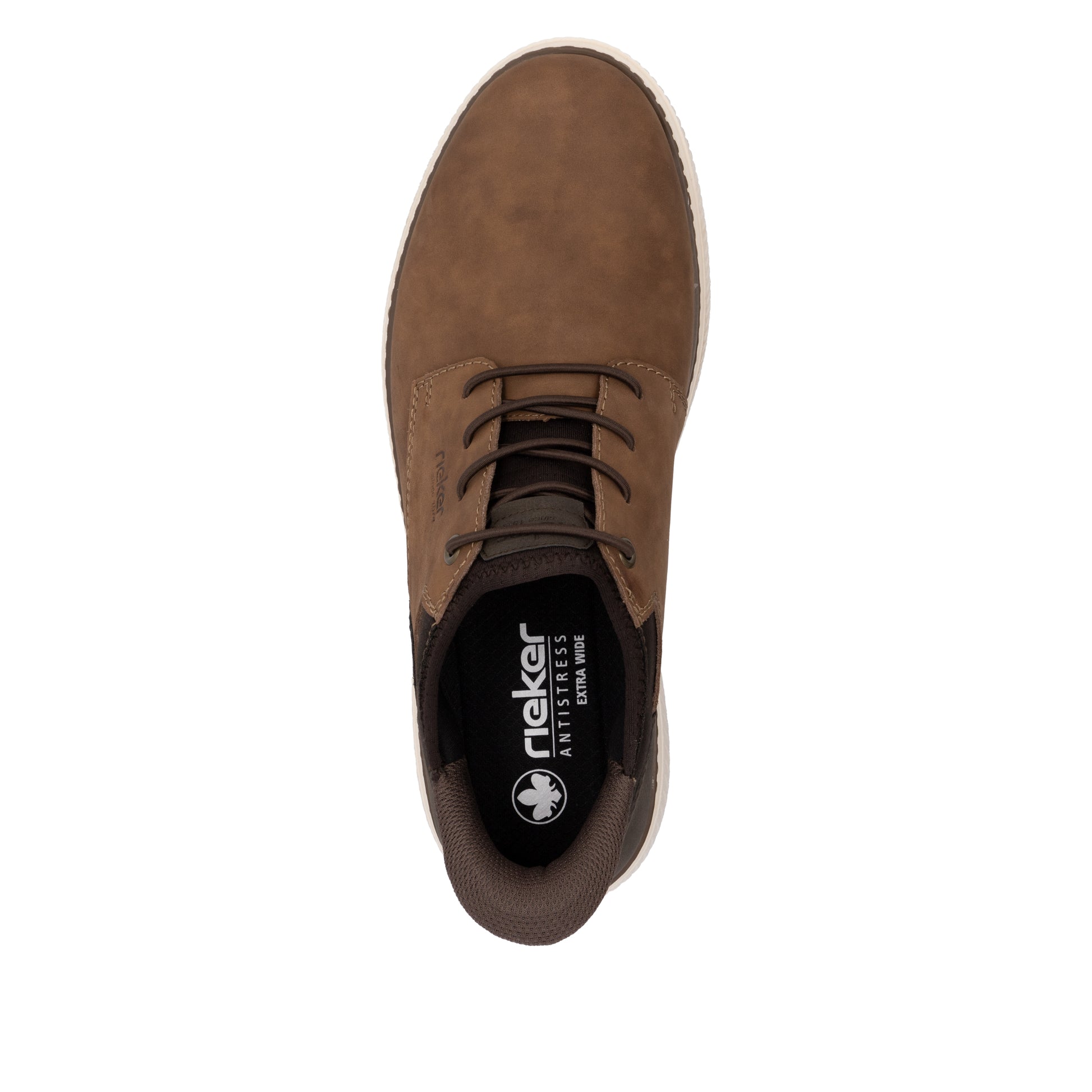 Brown Elasticated Shoes for Men | Rieker B3357-24