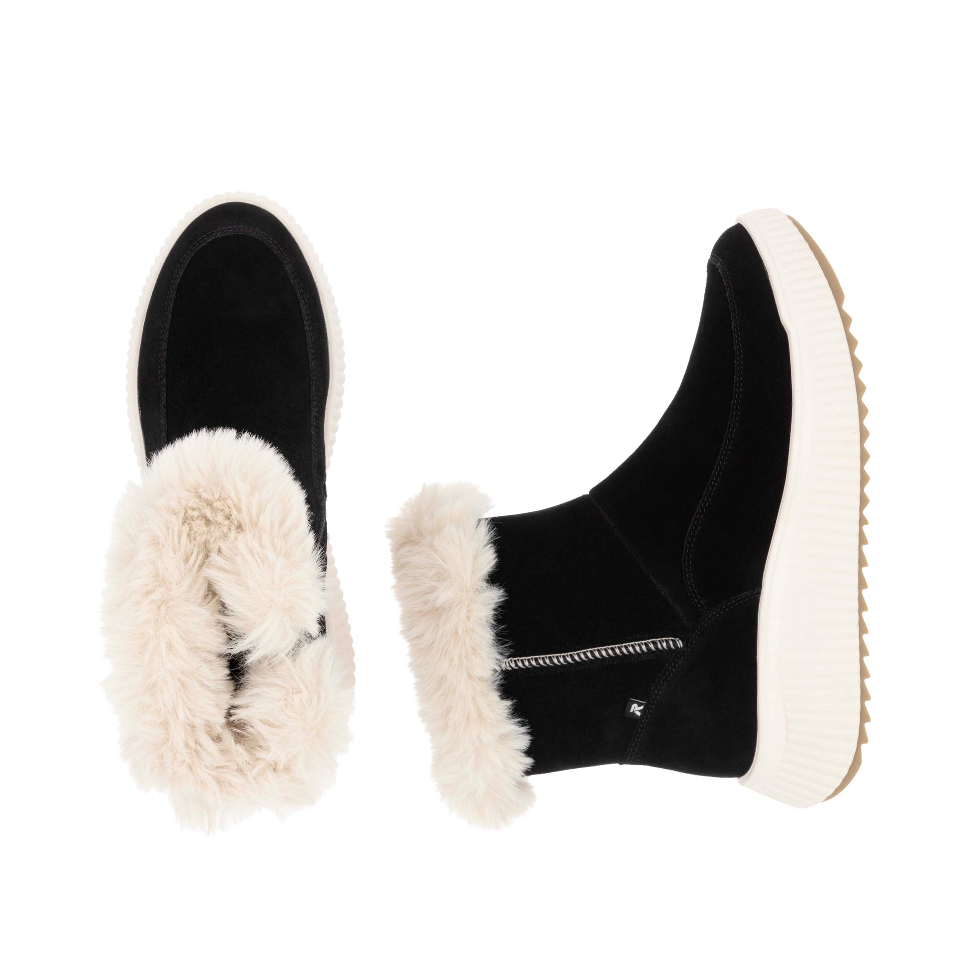 Black Zip Boots for Women | Rieker Sport W1772-00