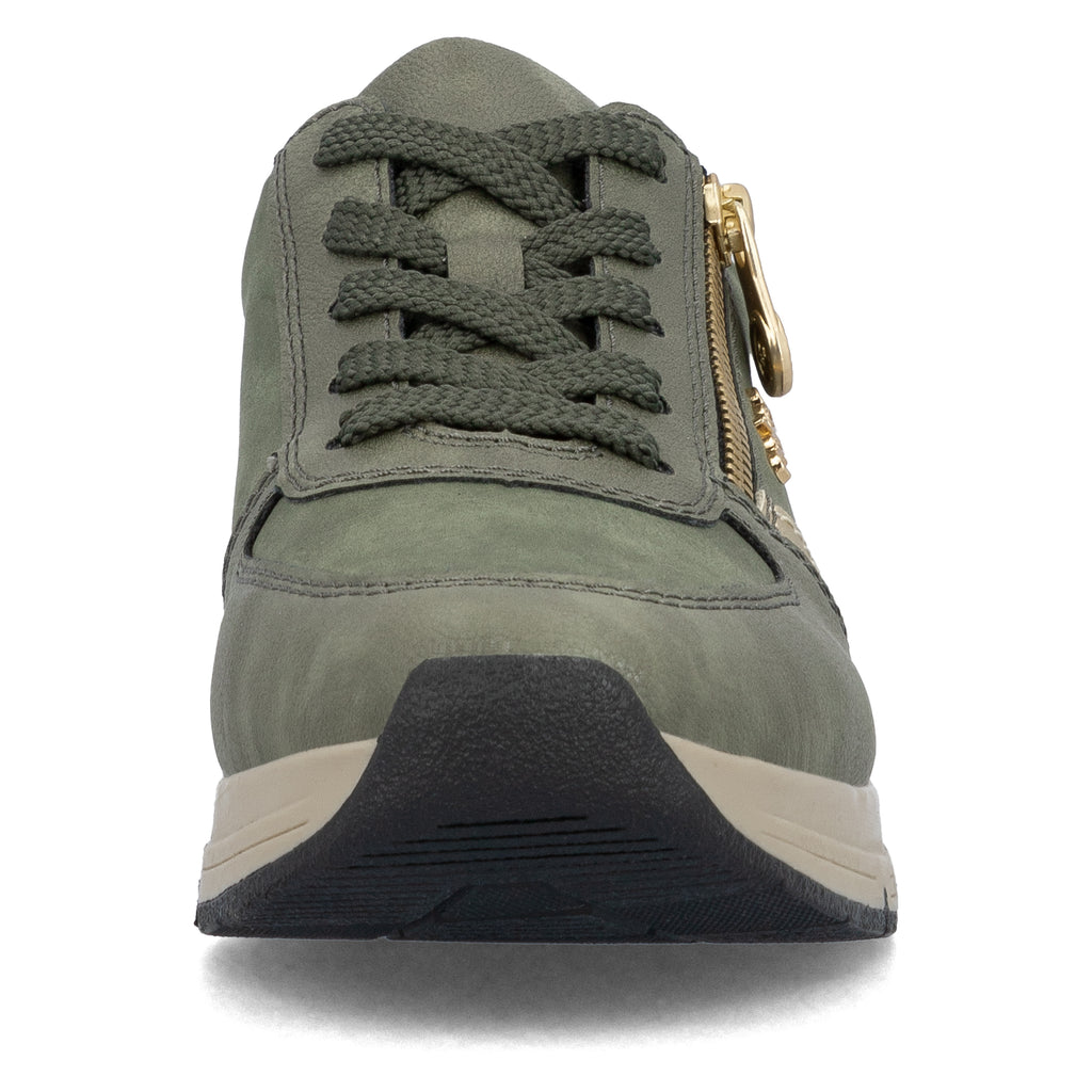 Green Zip Shoes for Women | Rieker 58902-54