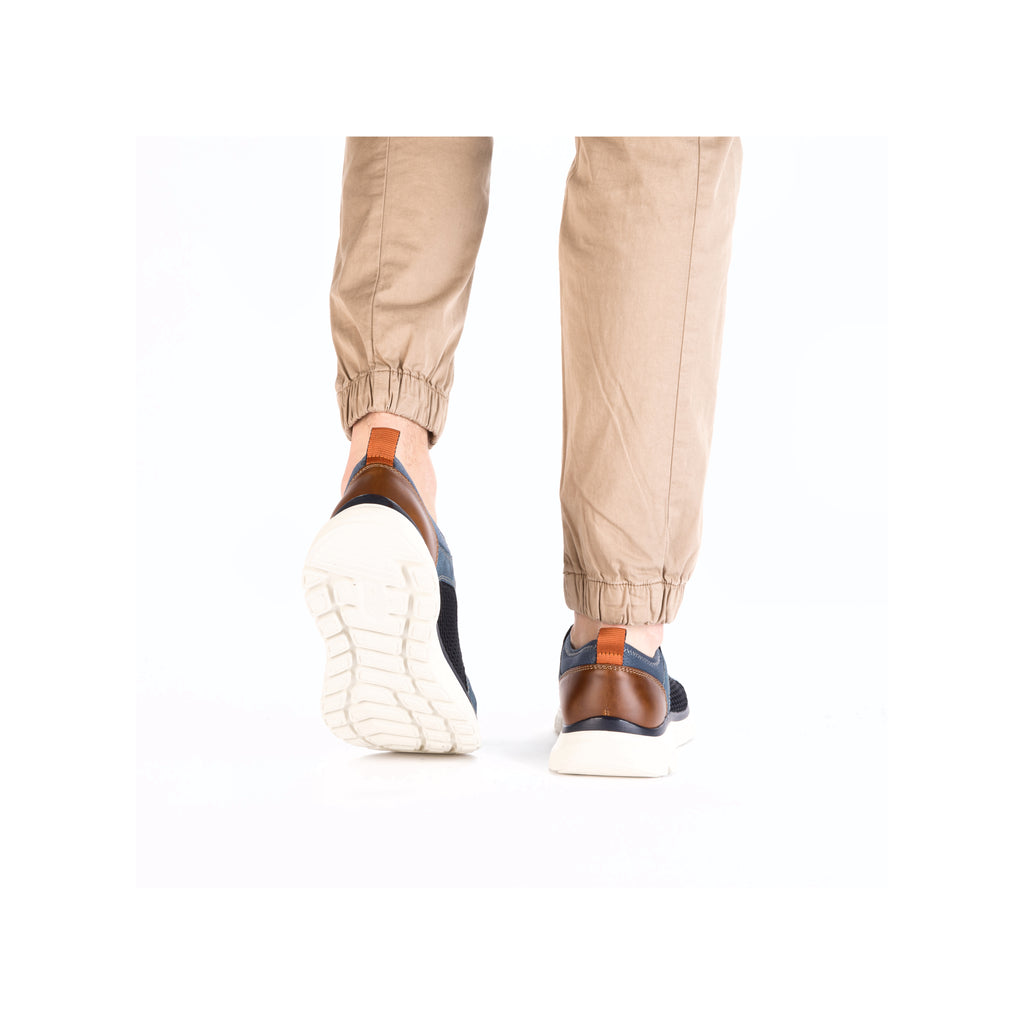 Blue Elasticated Shoes for Men | Rieker B6660-14