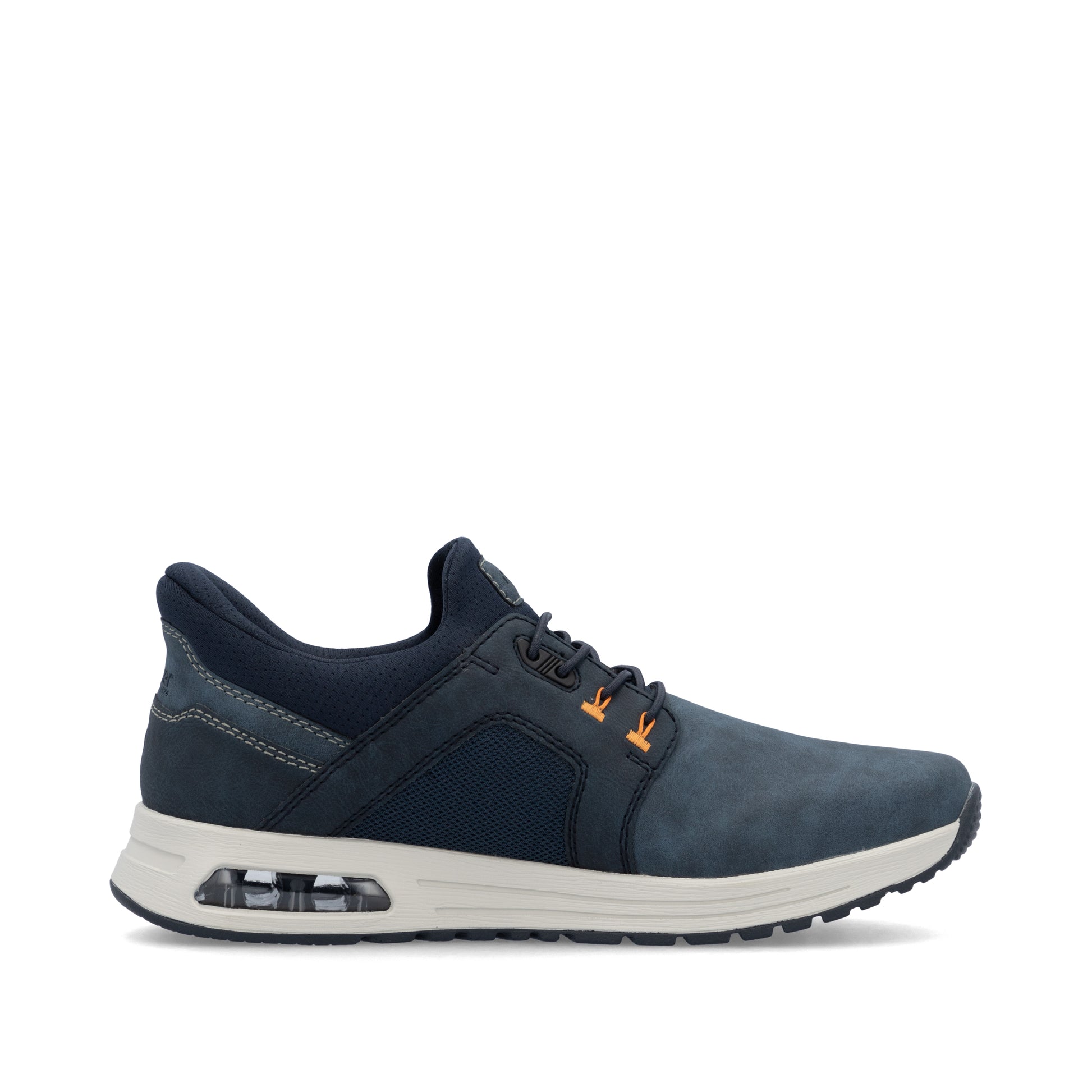 Blue Elasticated Shoes for Men | Rieker B1053-14