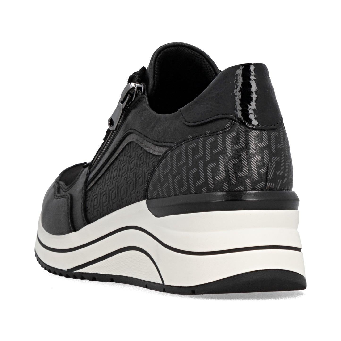 remonte Women's Trainer - Black | D0T16-03