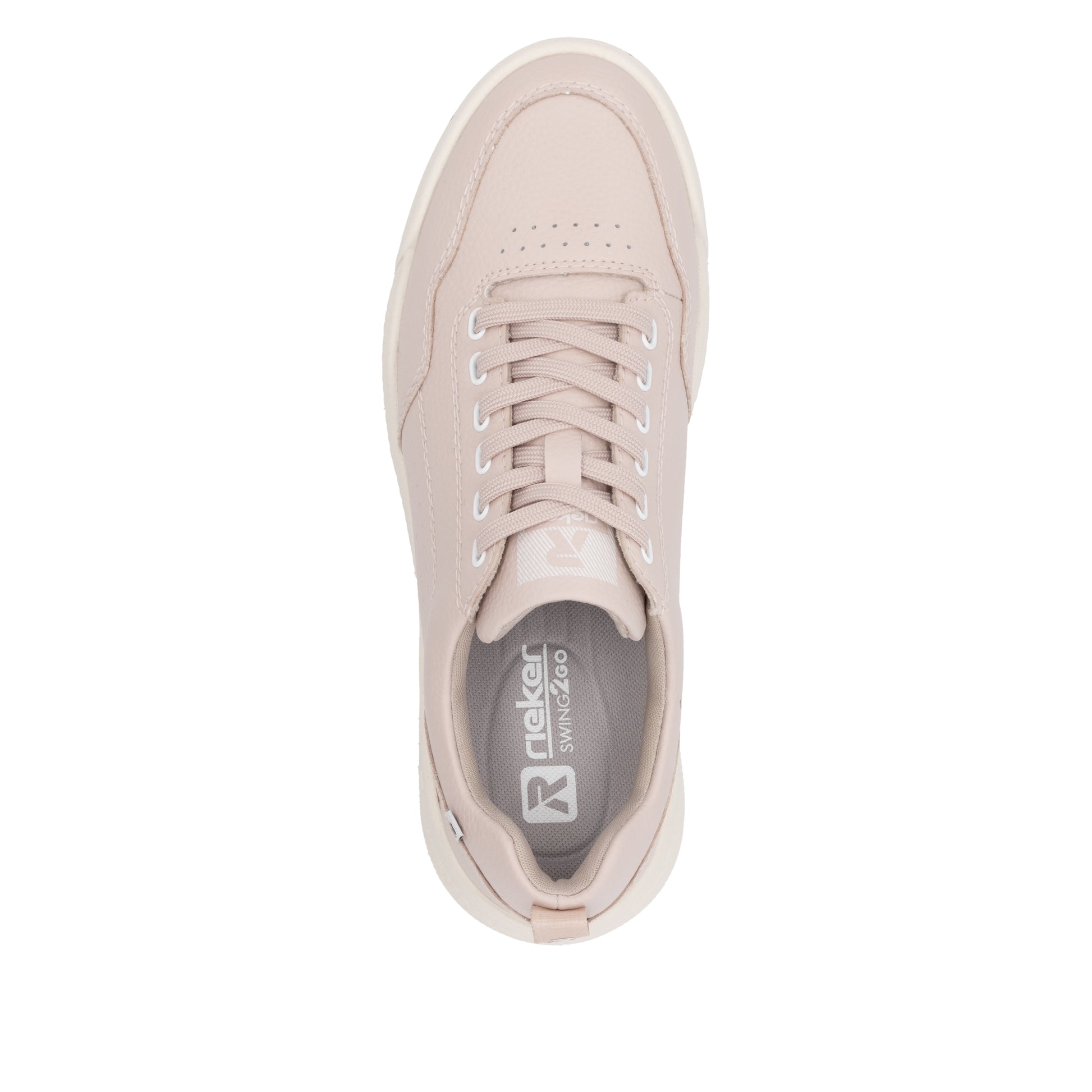 Pink Elasticated Shoes for Women | Rieker W1101-31