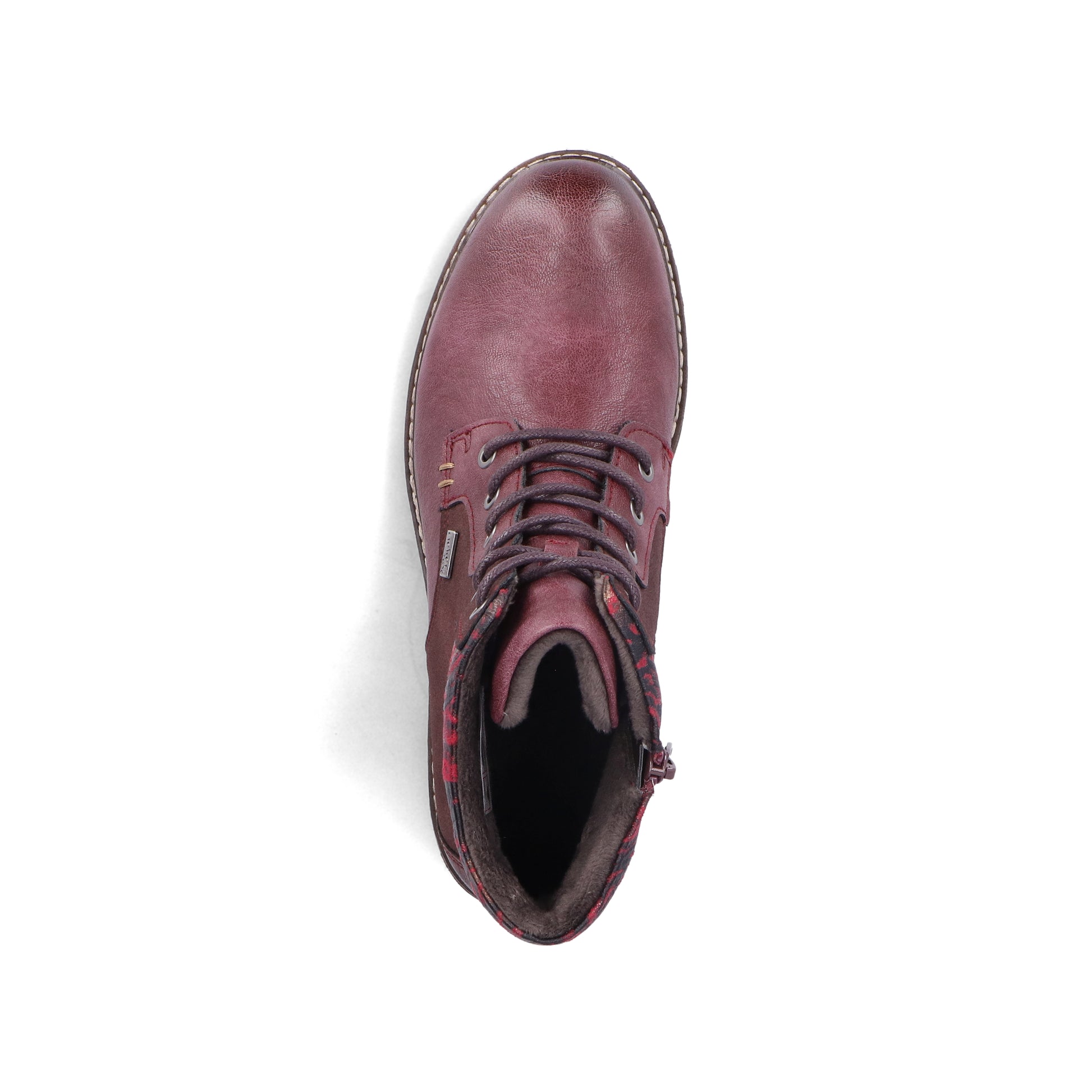 Red Zip Boots for Women | Rieker 94712-35
