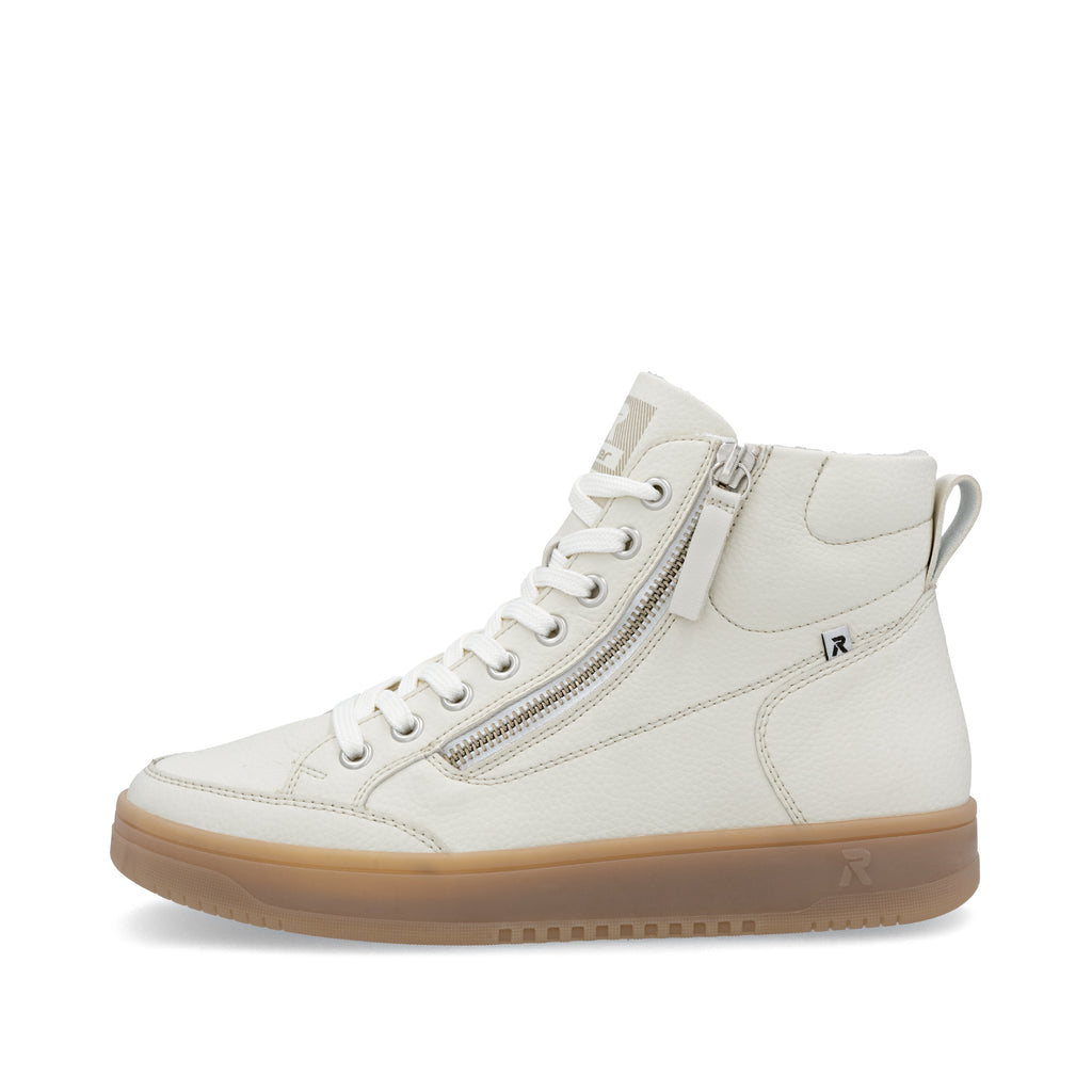 White Zip Boots for Women | Rieker Sport W1971-80