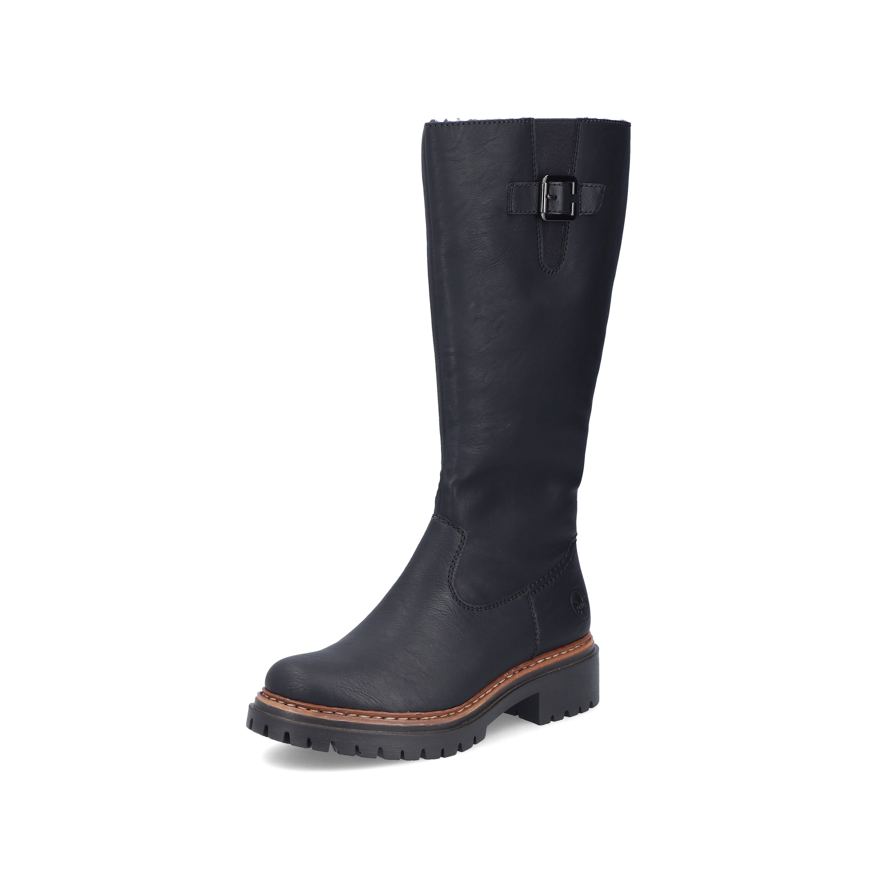 Black Zip Boots for Women | Rieker 72694-00