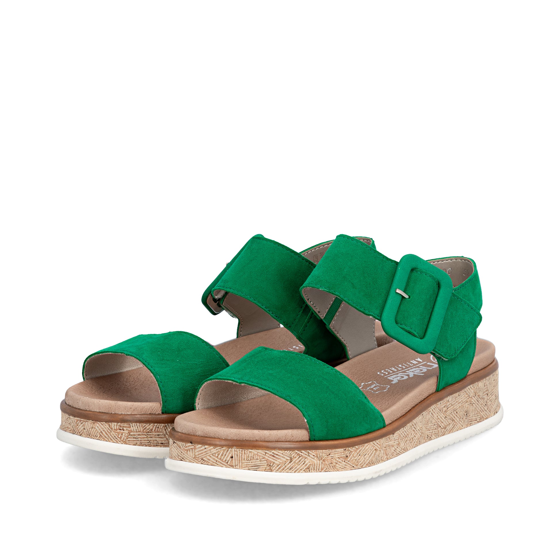 Green Hook & Loop Sandals for Women | Rieker W0800-52