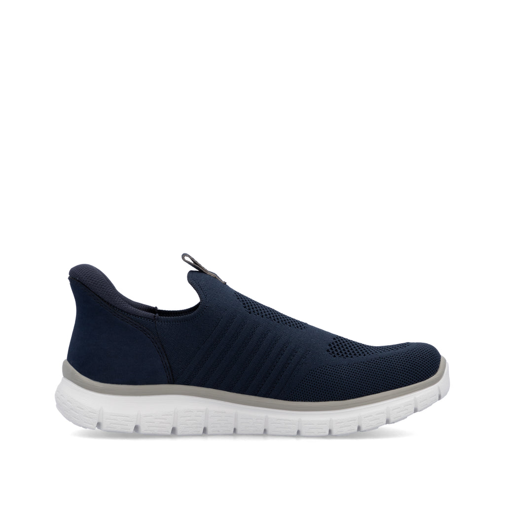 Blue Elasticated Shoes for Men | Rieker B6659-14