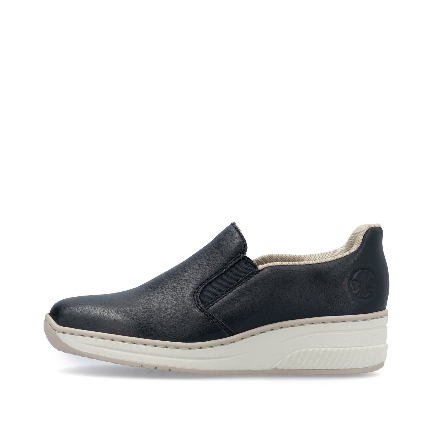 Rieker Women's Casual Slip-on Shoe - Blue | 48761-14