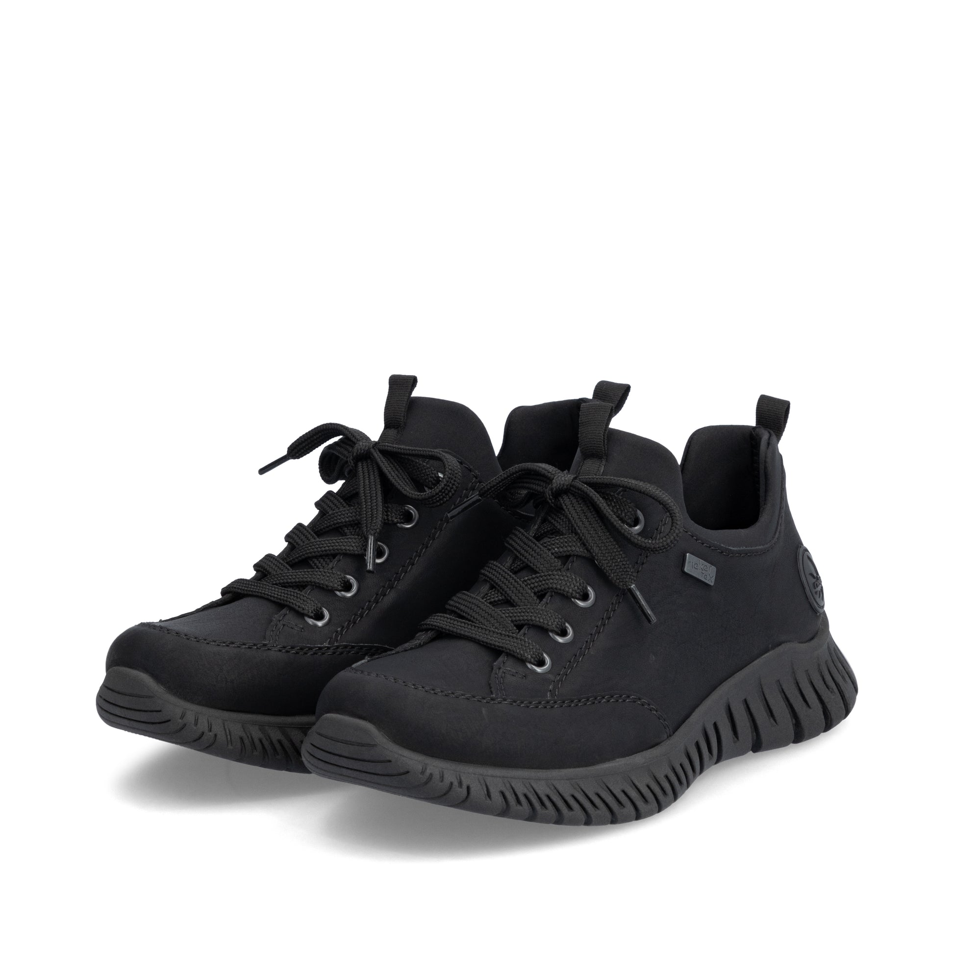 Black Elasticated Shoes for Women | Rieker M5352-00