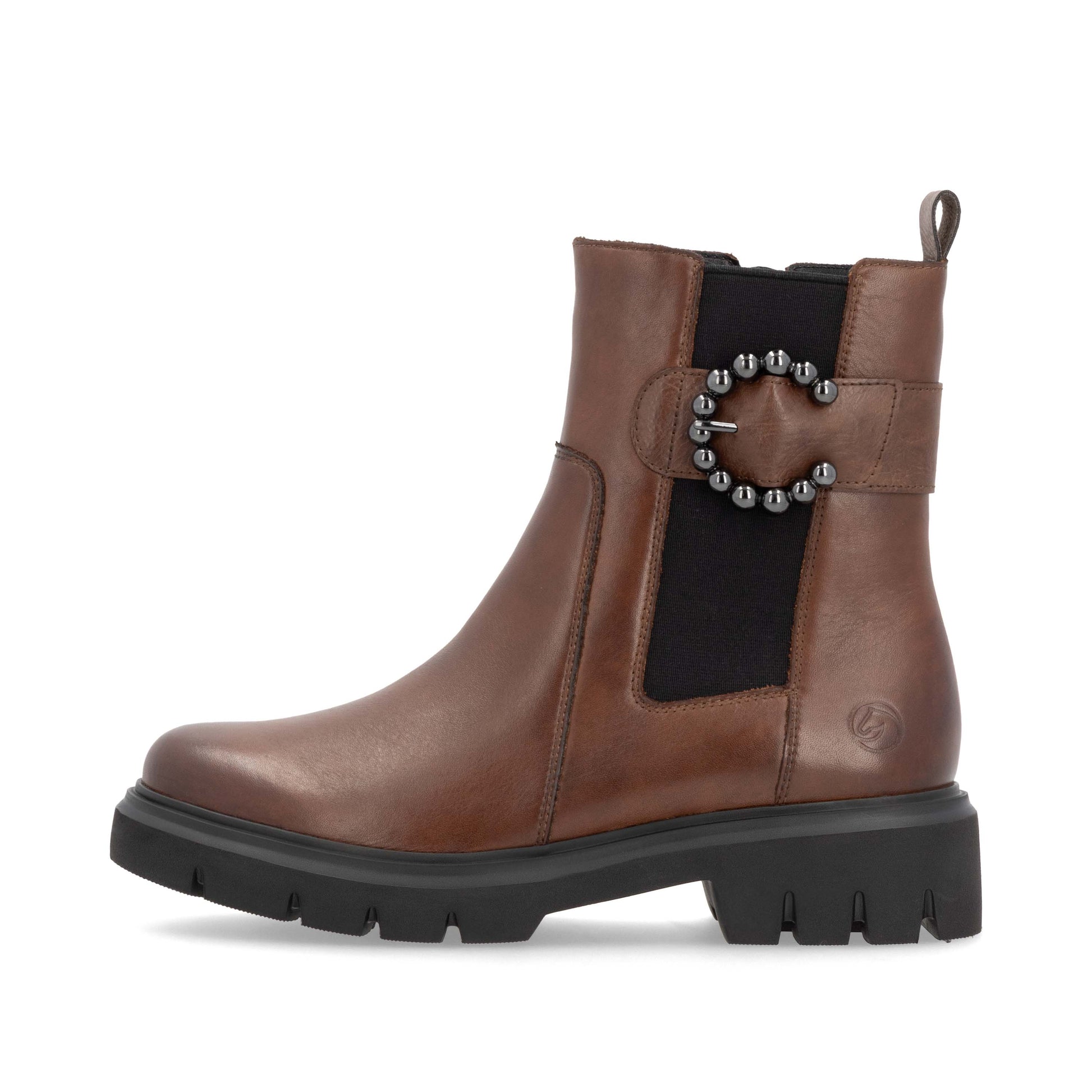 Brown Zip Boots for Women | Remonte D1W74-22