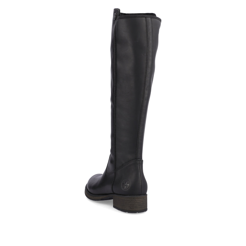 Black Zip Boots for Women | Rieker Z9591-01