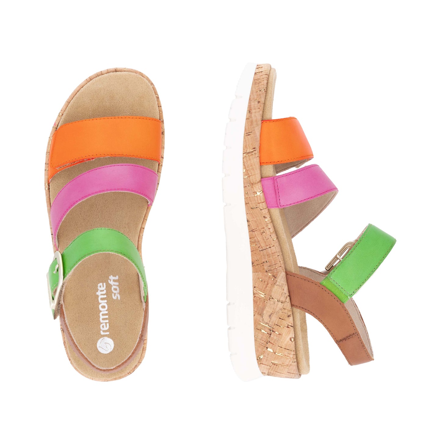 remonte Woman's Sandals - Multi-Coloured | D2P50-90