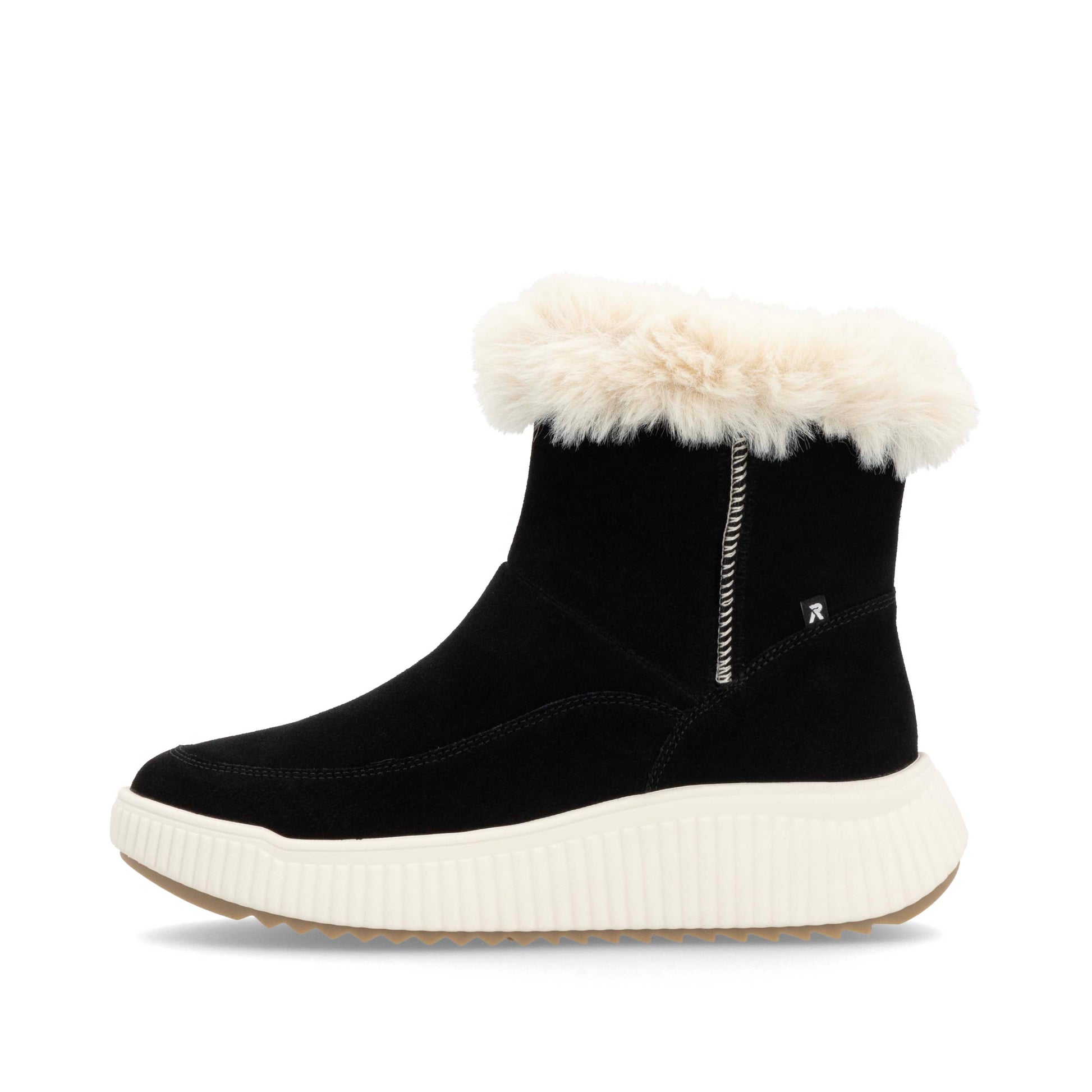 Black Zip Boots for Women | Rieker Sport W1772-00