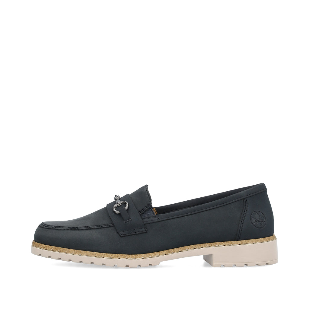 Blue Elasticated Shoes for Women | Rieker 51860-14