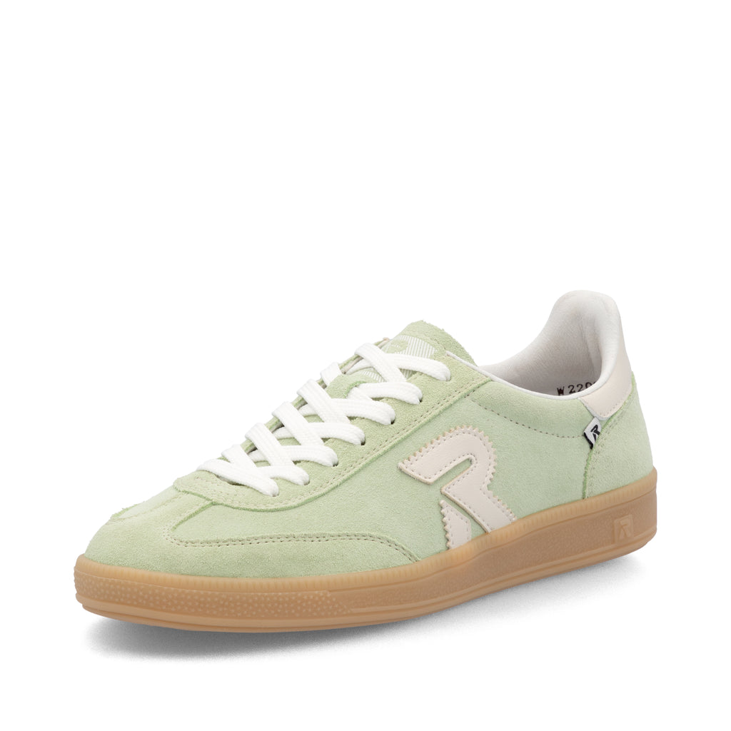 Green Elasticated Shoes for Women | Rieker W2200-52