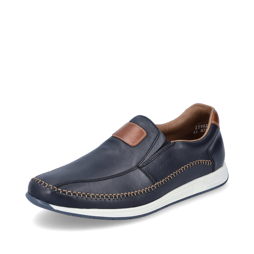 Blue Elasticated Shoes for Men | Rieker 11962-14