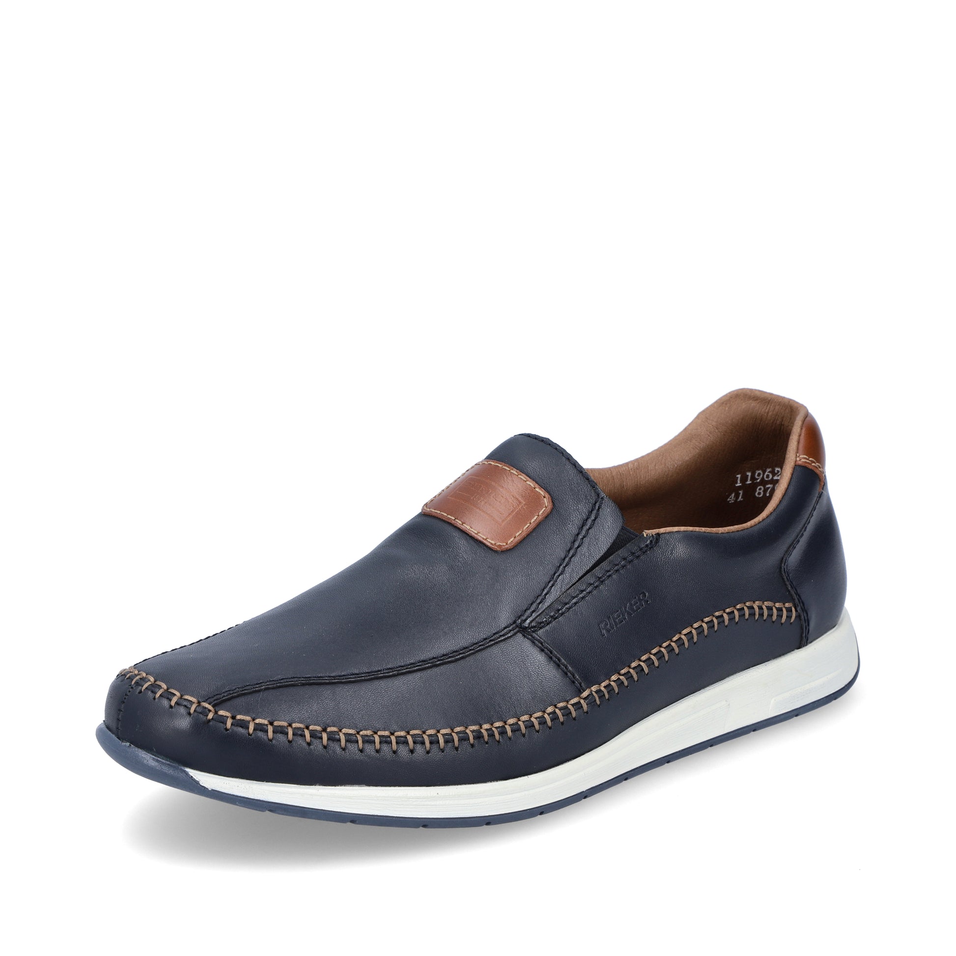 Blue Elasticated Shoes for Men | Rieker 11962-14