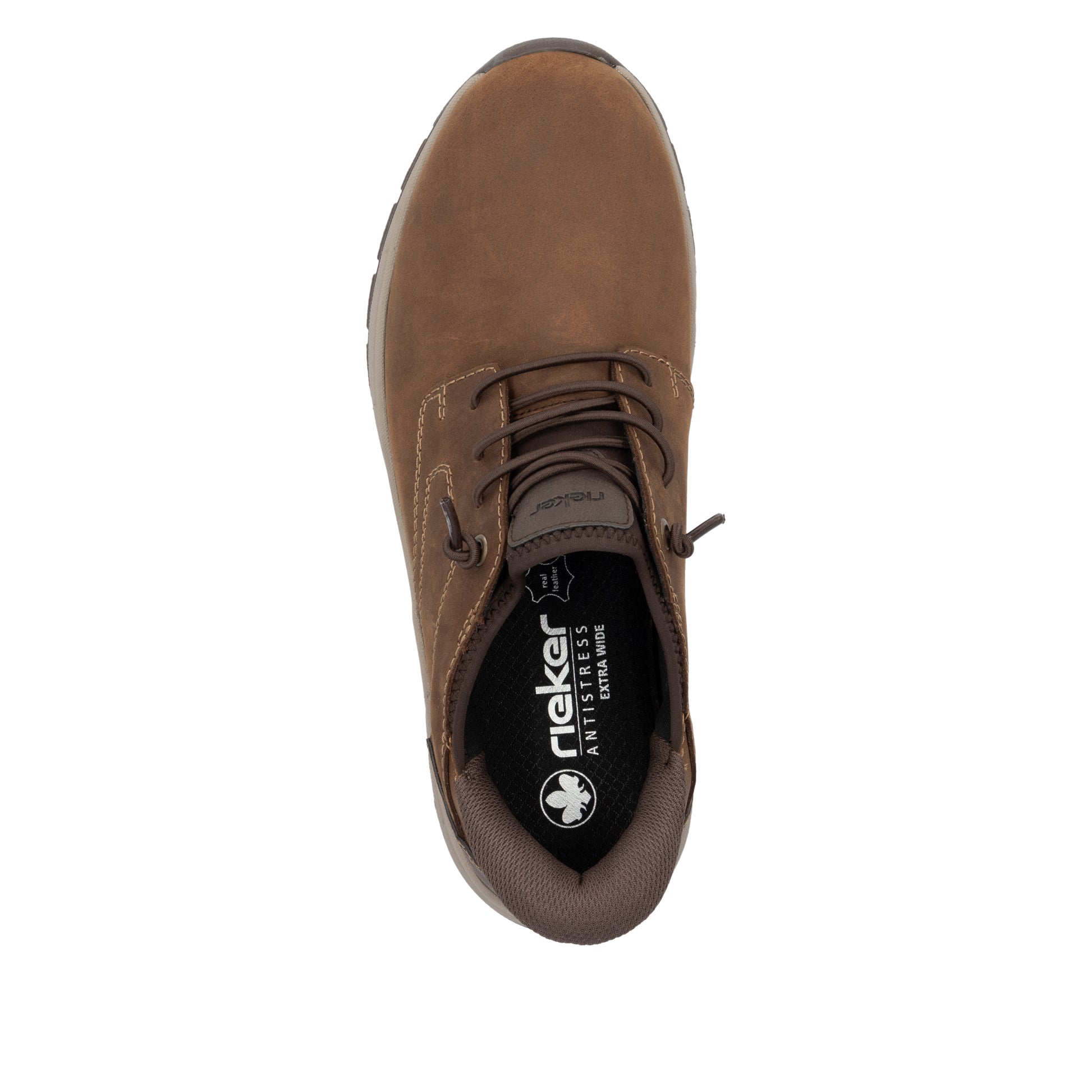 Brown Elasticated Shoes for Men | Rieker 11050-22