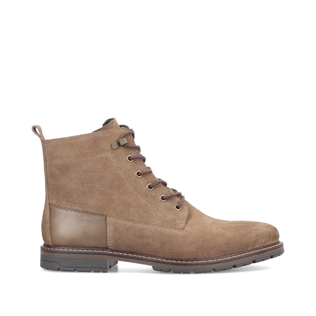 Brown Zip Boots for Men | Rieker 13730-64