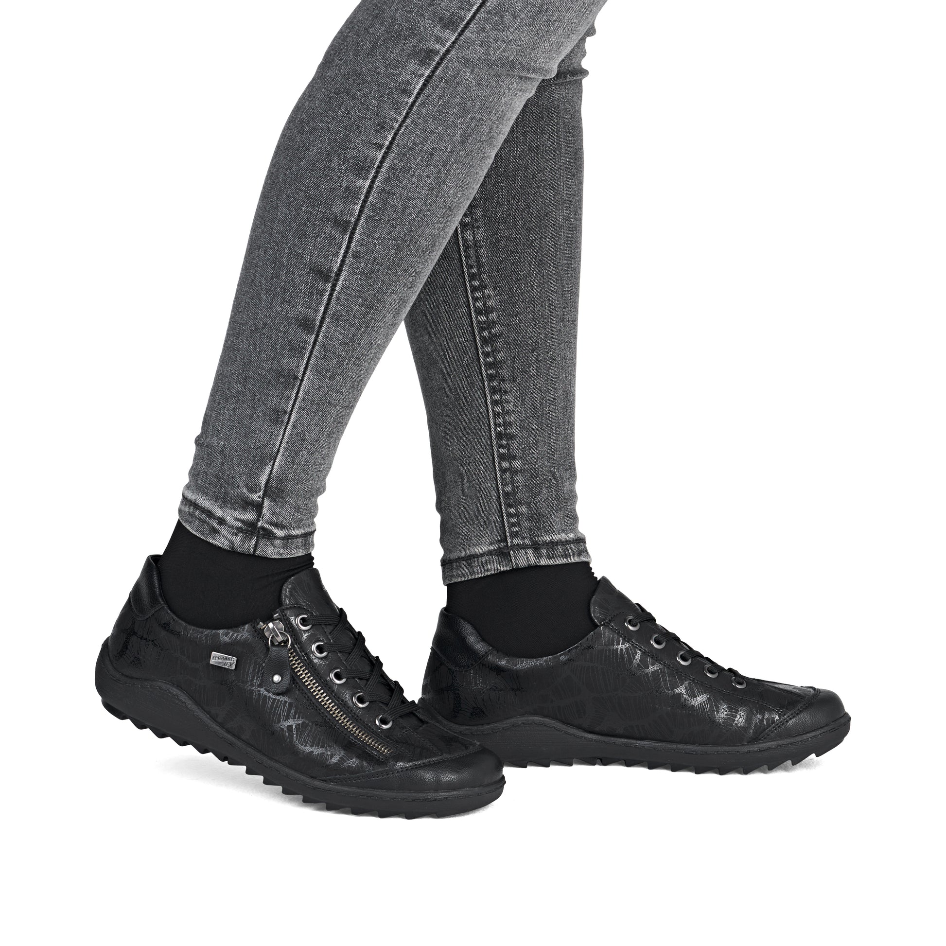 Black Zip Shoes for Women | Remonte R1402-00
