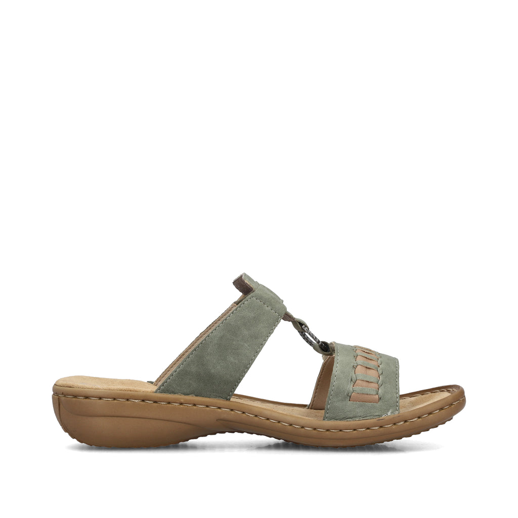 Green Hook & Loop Sandals for Women | Rieker 60881-52