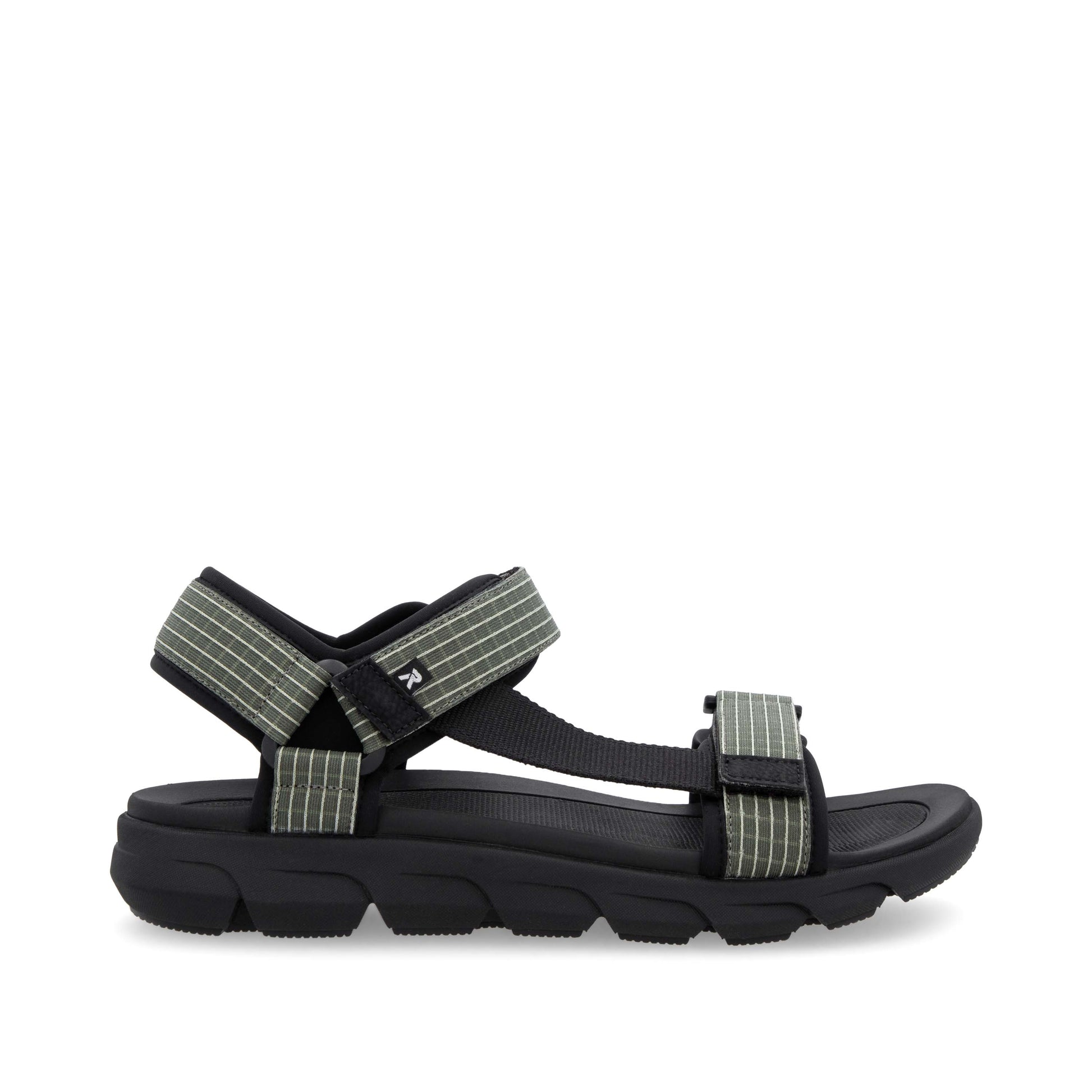 Green Hook & Loop Sandals for Men | Rieker 20805-54