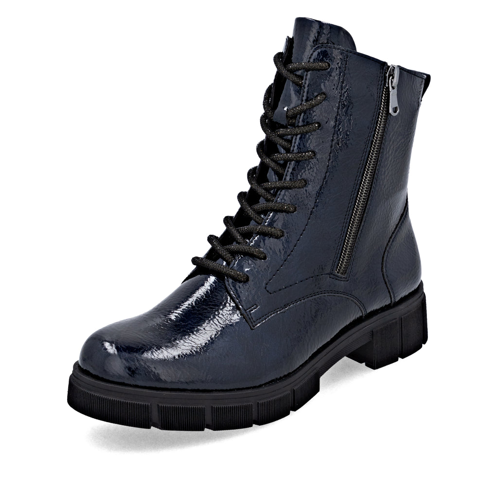 Blue Zip Boots for Women | Remonte D2S72-14