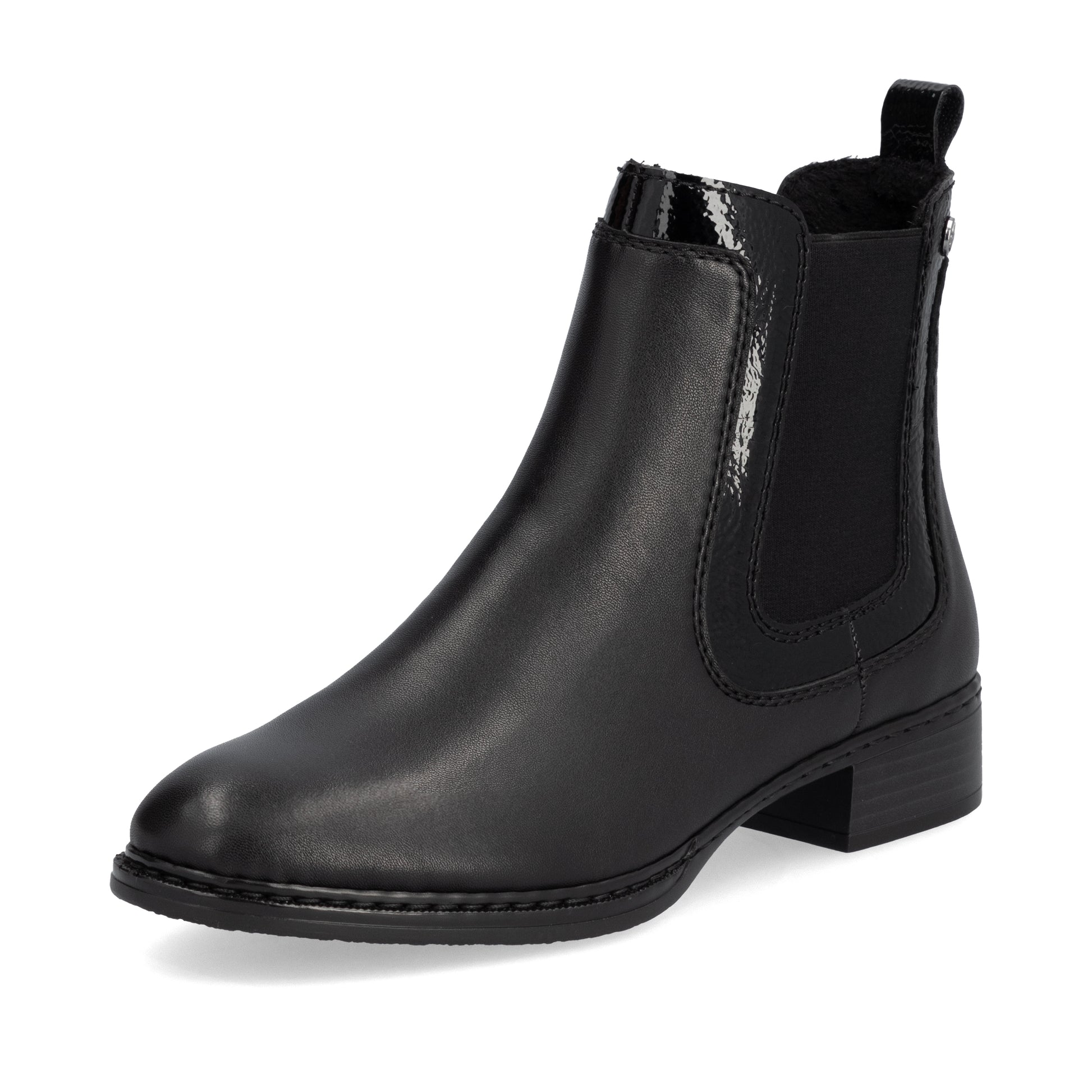 Black Elasticated Boots for Women | Rieker 73457-00