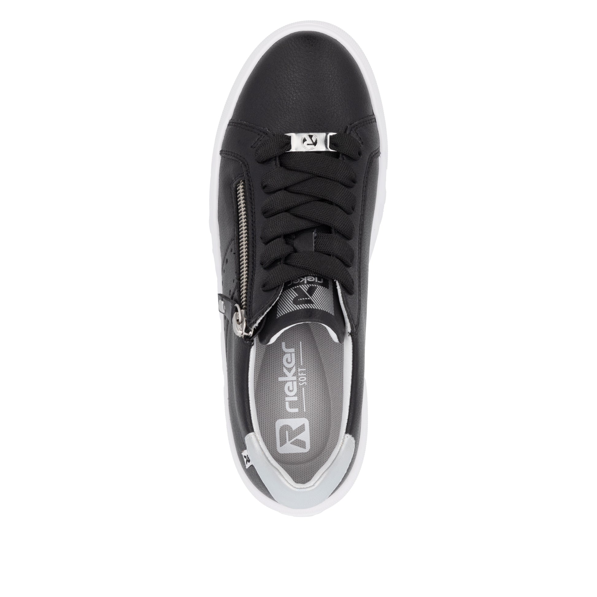 Black Zip Shoes for Women | Rieker W2605-00