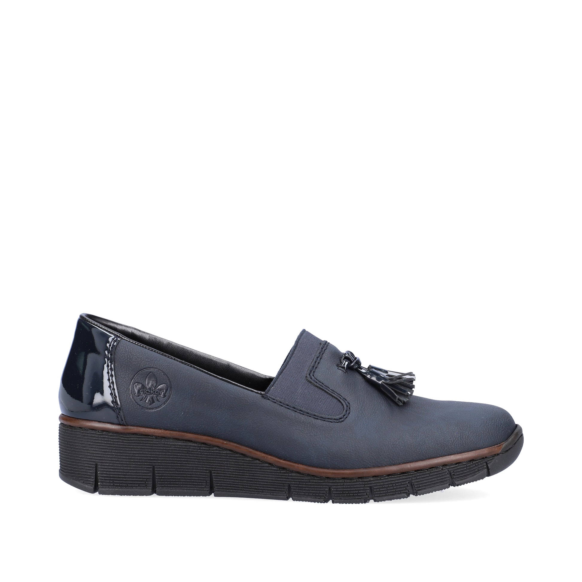 Blue Elasticated Shoes for Women | Rieker 53751-14