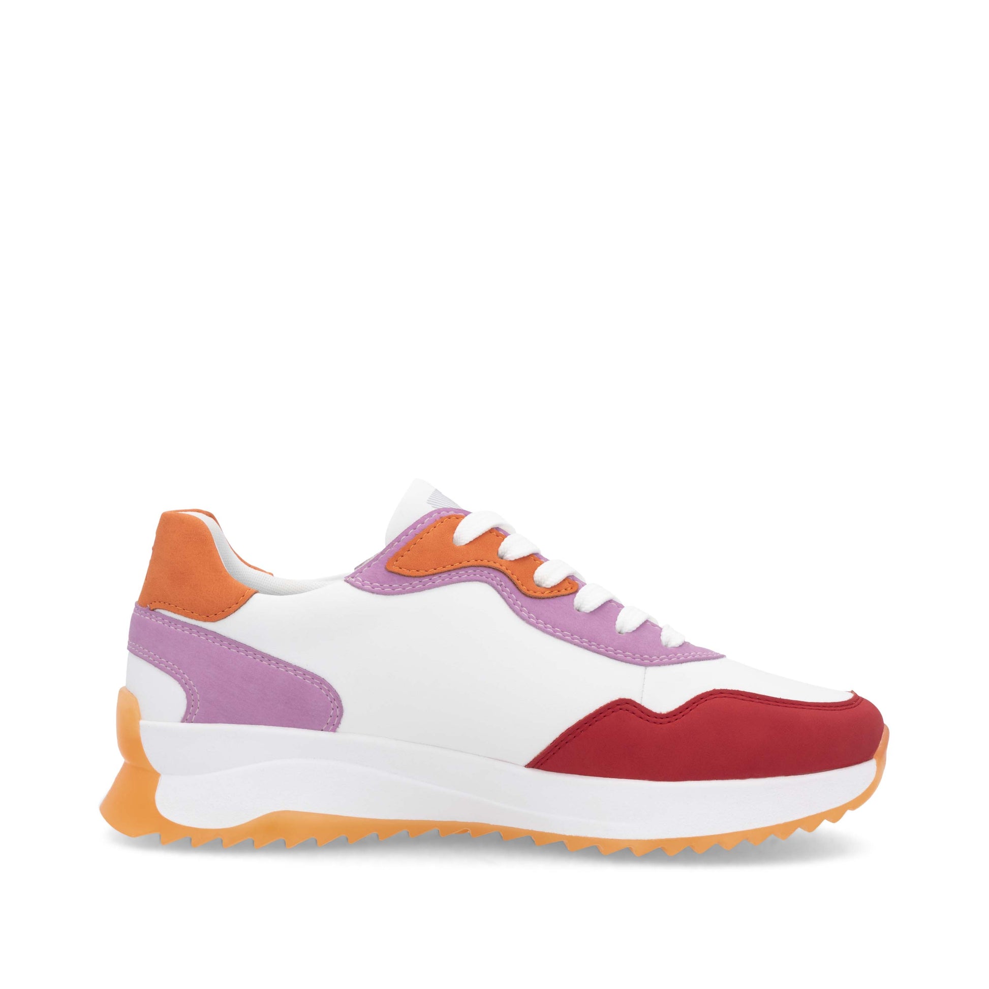 White Elasticated Shoes for Women | Rieker W1308-80