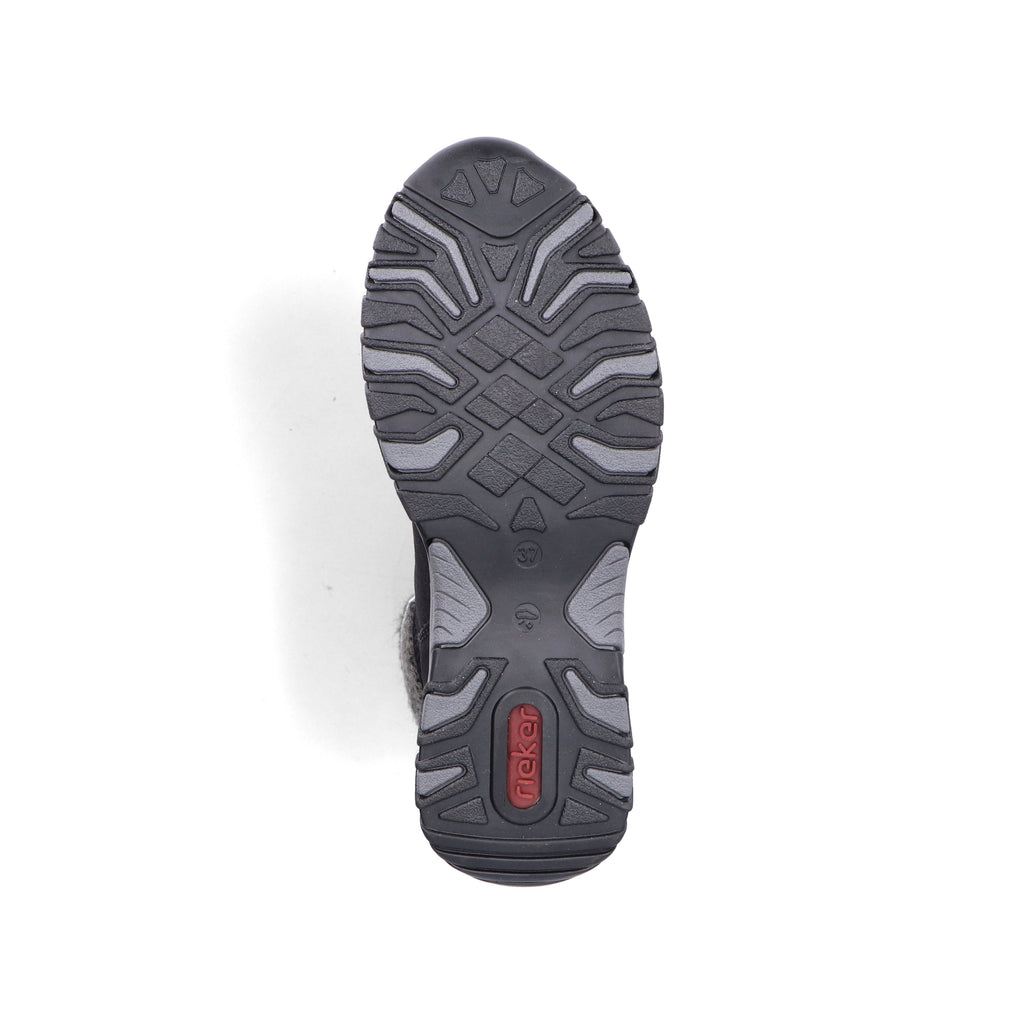 Black Elasticated Boots for Women | Rieker M9610-00