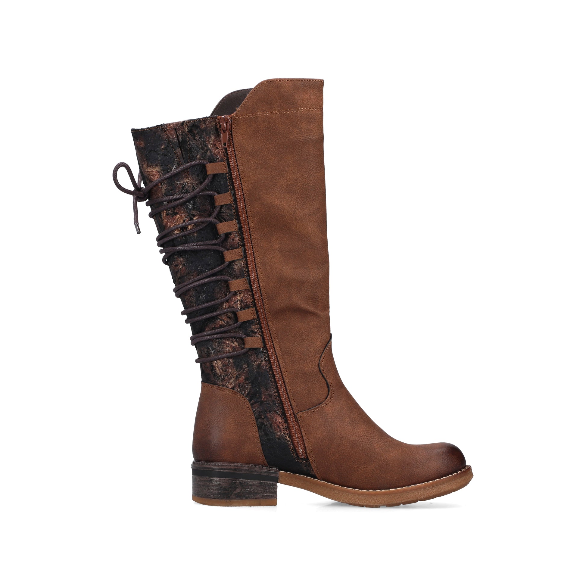 Brown Zip Boots for Women | Rieker 94693-24