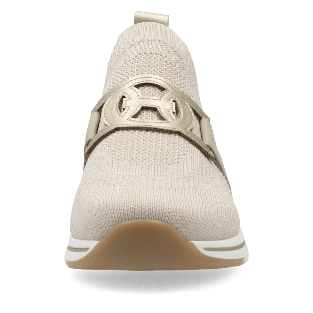 Beige Elasticated Shoes for Women | Remonte R6713-60