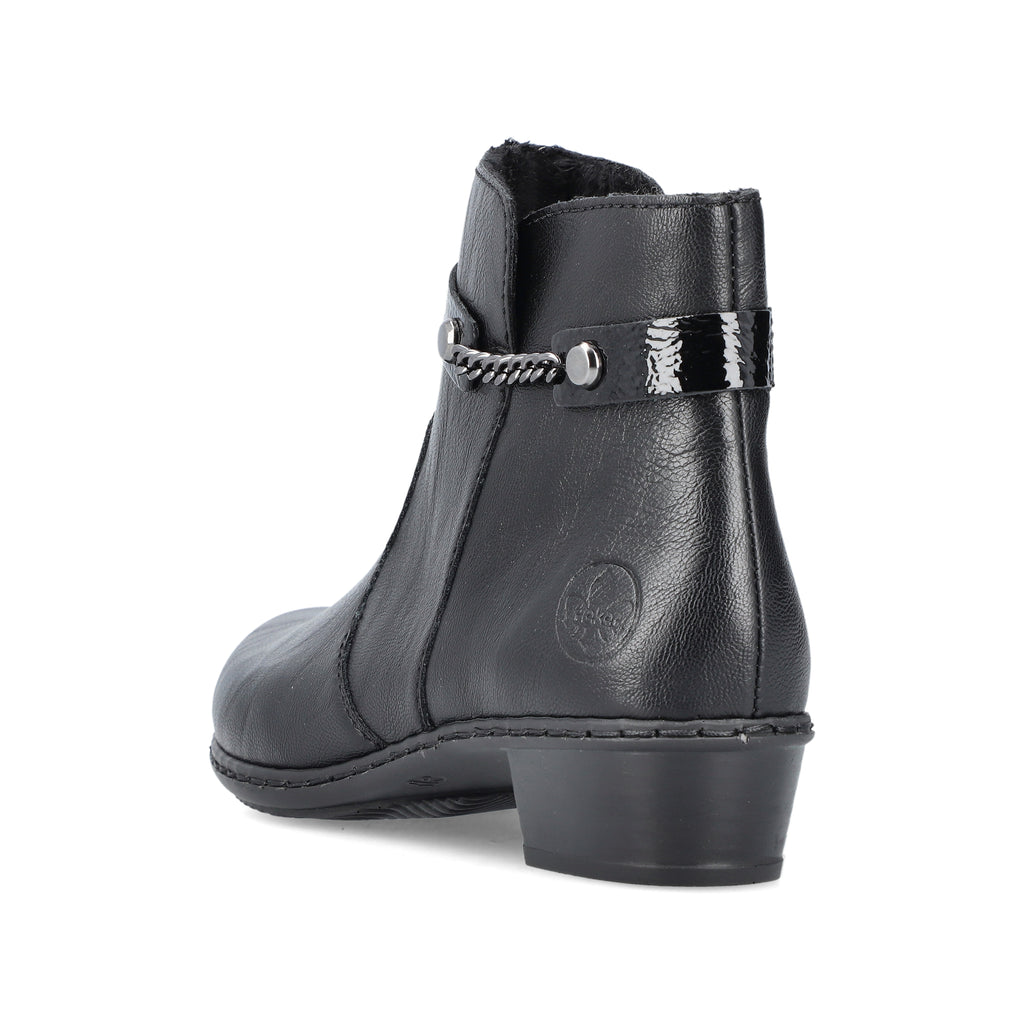 Black Zip Boots for Women | Rieker Y0783-00