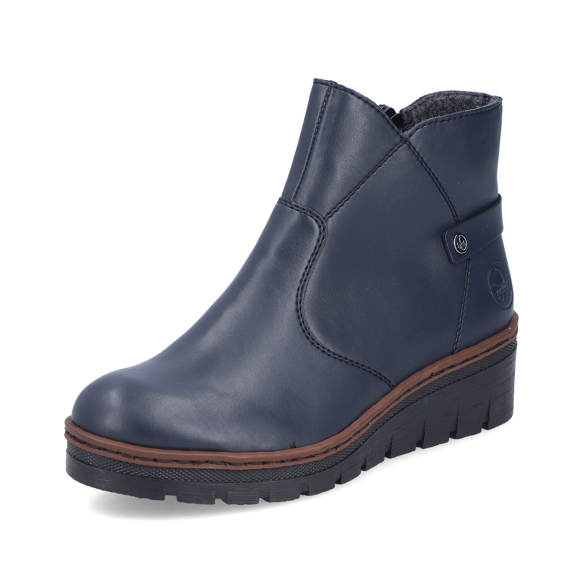 Blue Zip Boots for Women | Rieker X9164-14