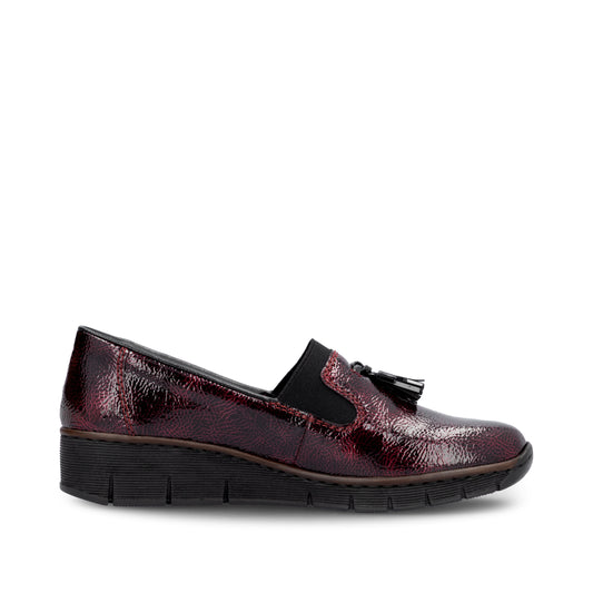 Rieker Woman's Shoes - Red | 53751-35