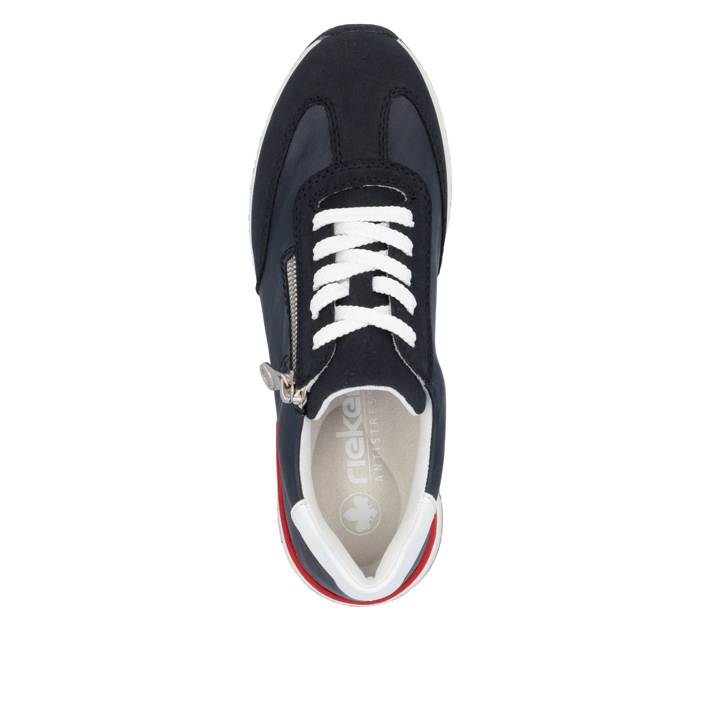 Blue Zip Shoes for Women | Rieker 58923-14