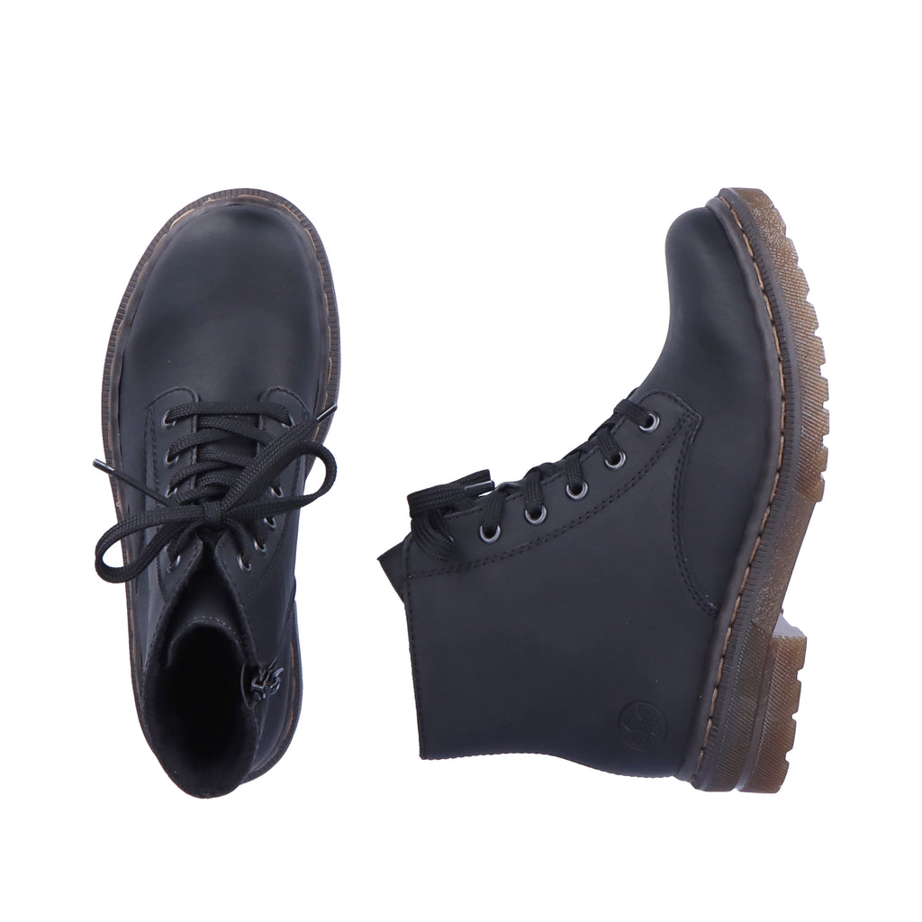 Black Zip Boots for Women | Rieker 78240-00