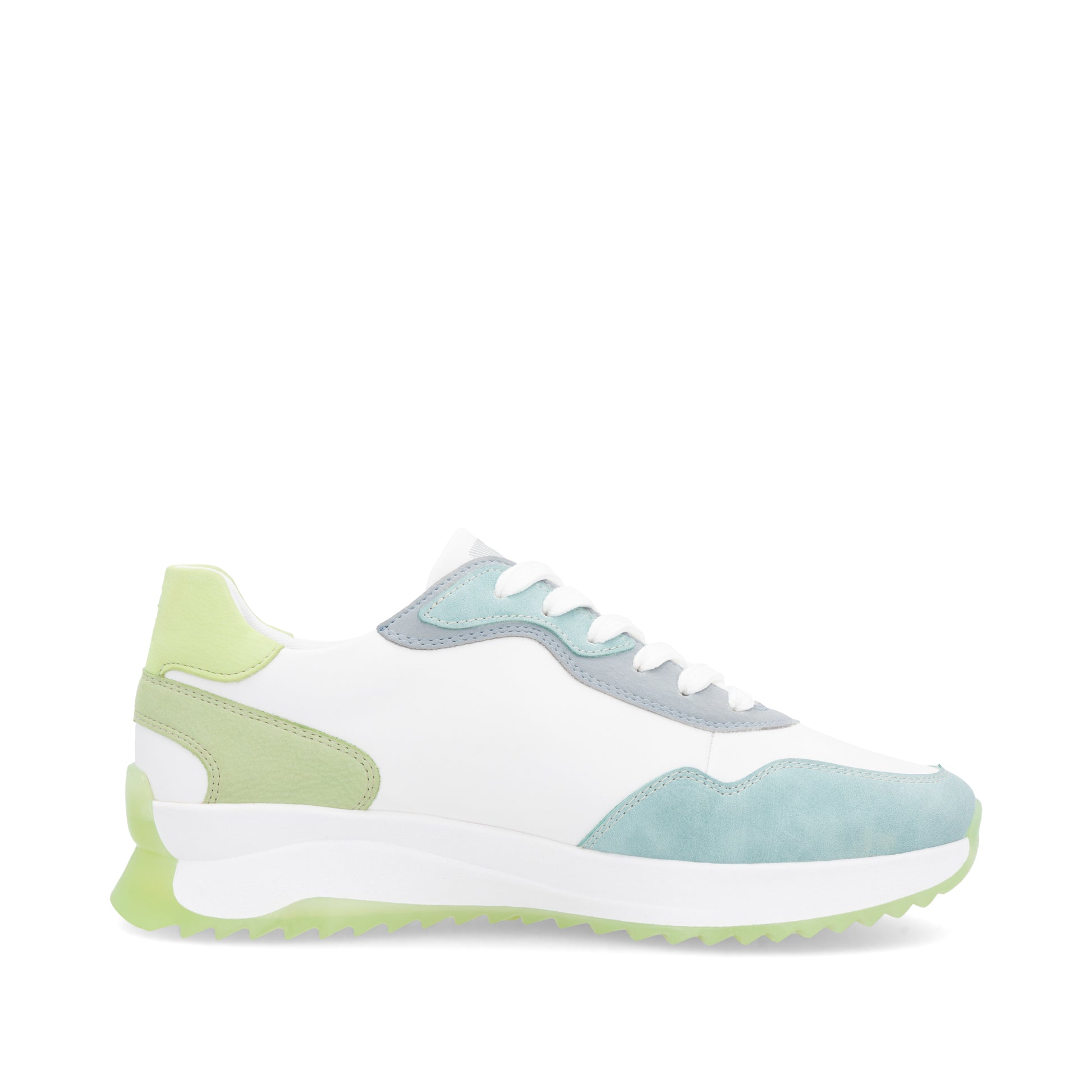 White Elasticated Shoes for Women | Rieker W1308-81