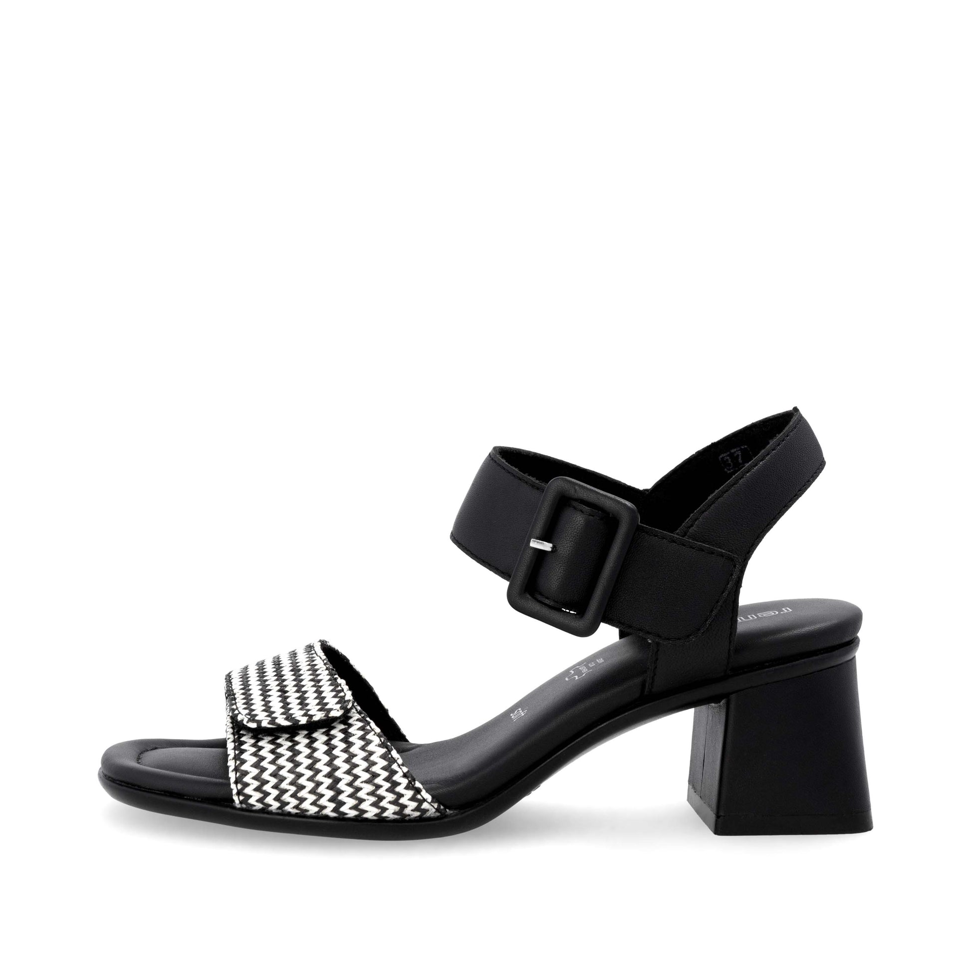 Black Hook & Loop Sandals for Women | Remonte D1K51-03
