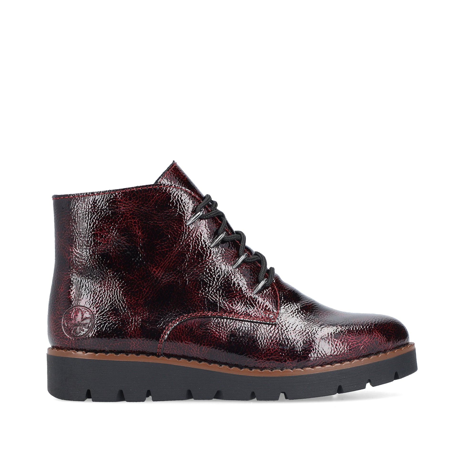 Red Zip Boots for Women | Rieker 44902-35