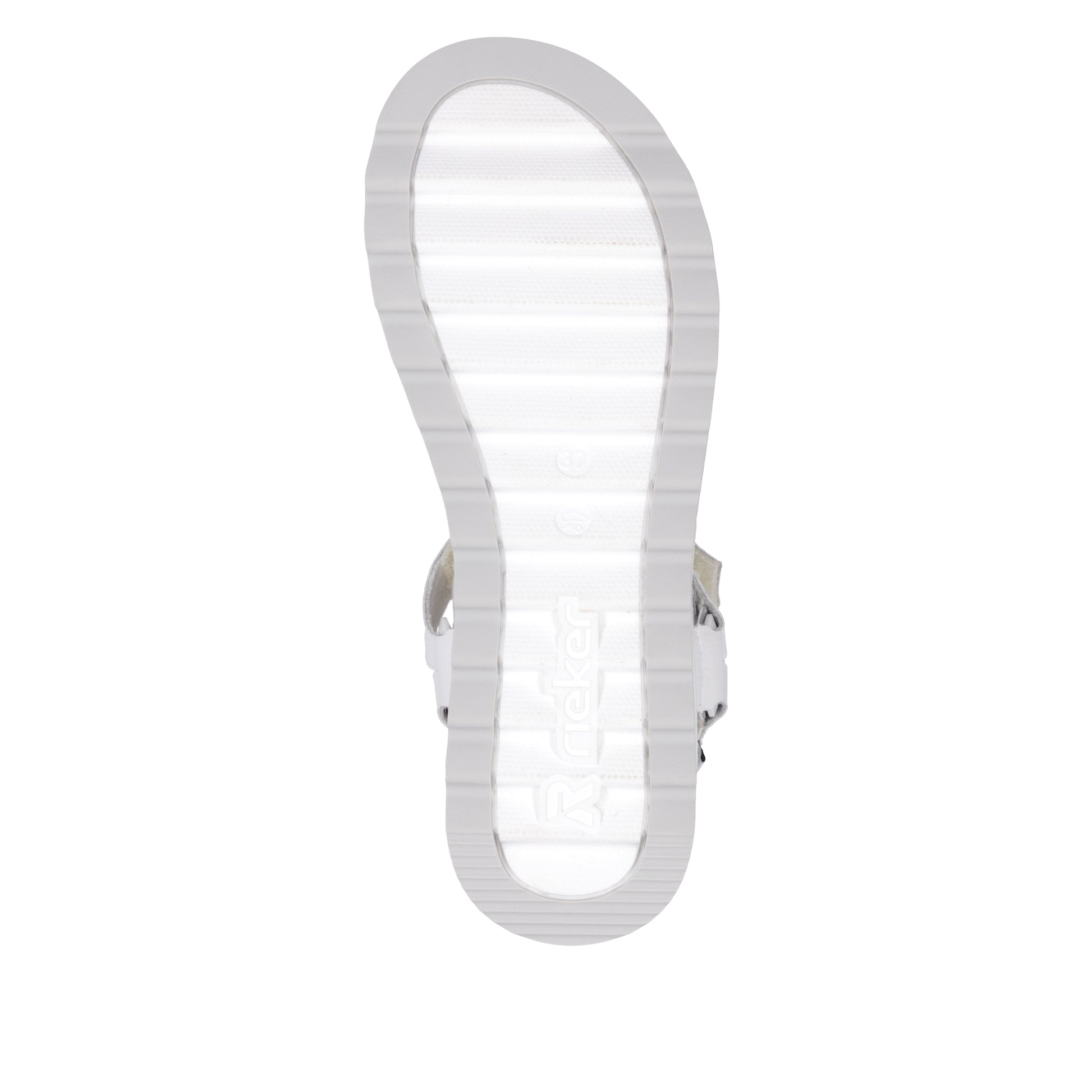 White Hook & Loop Sandals for Women | Rieker W3051-80