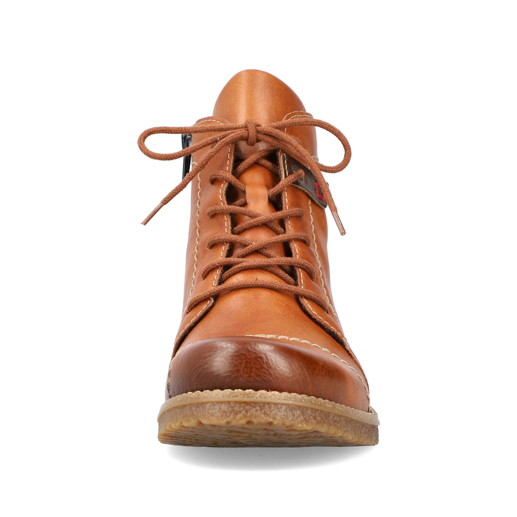 Brown Zip Boots for Women | Rieker 73501-24
