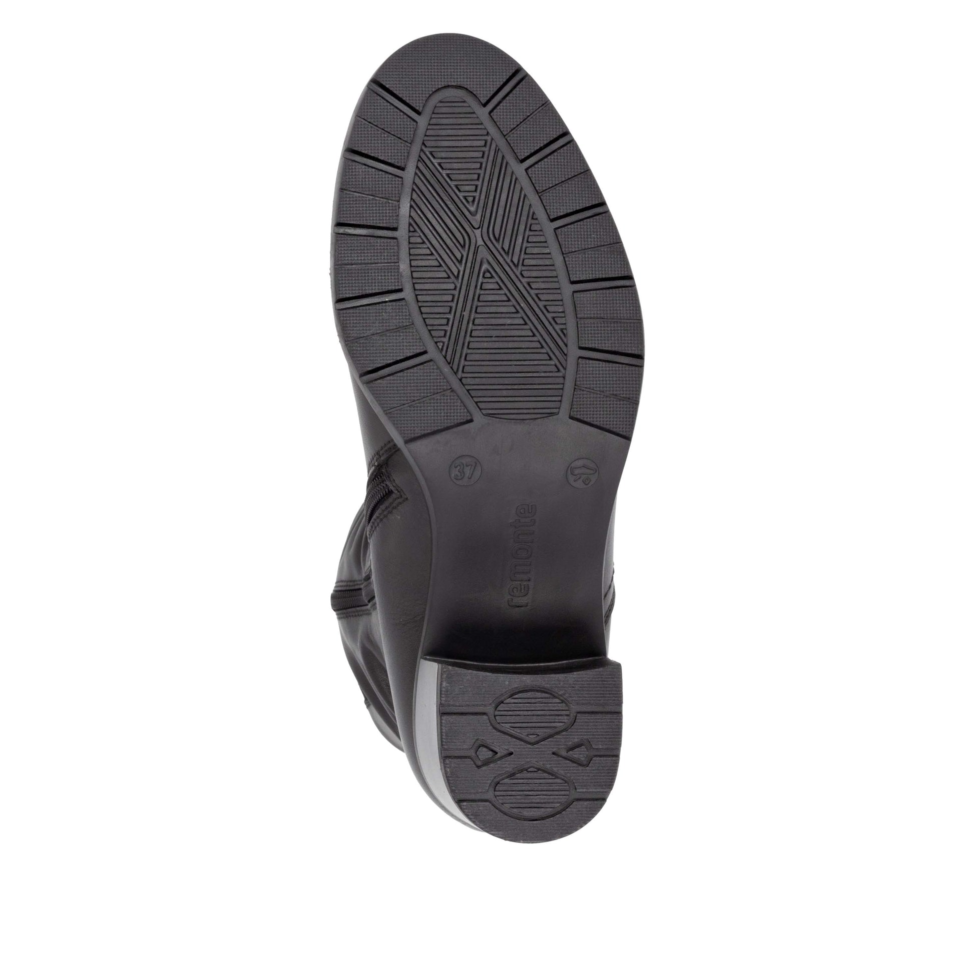 Black Zip Boots for Women | Remonte D2A70-00