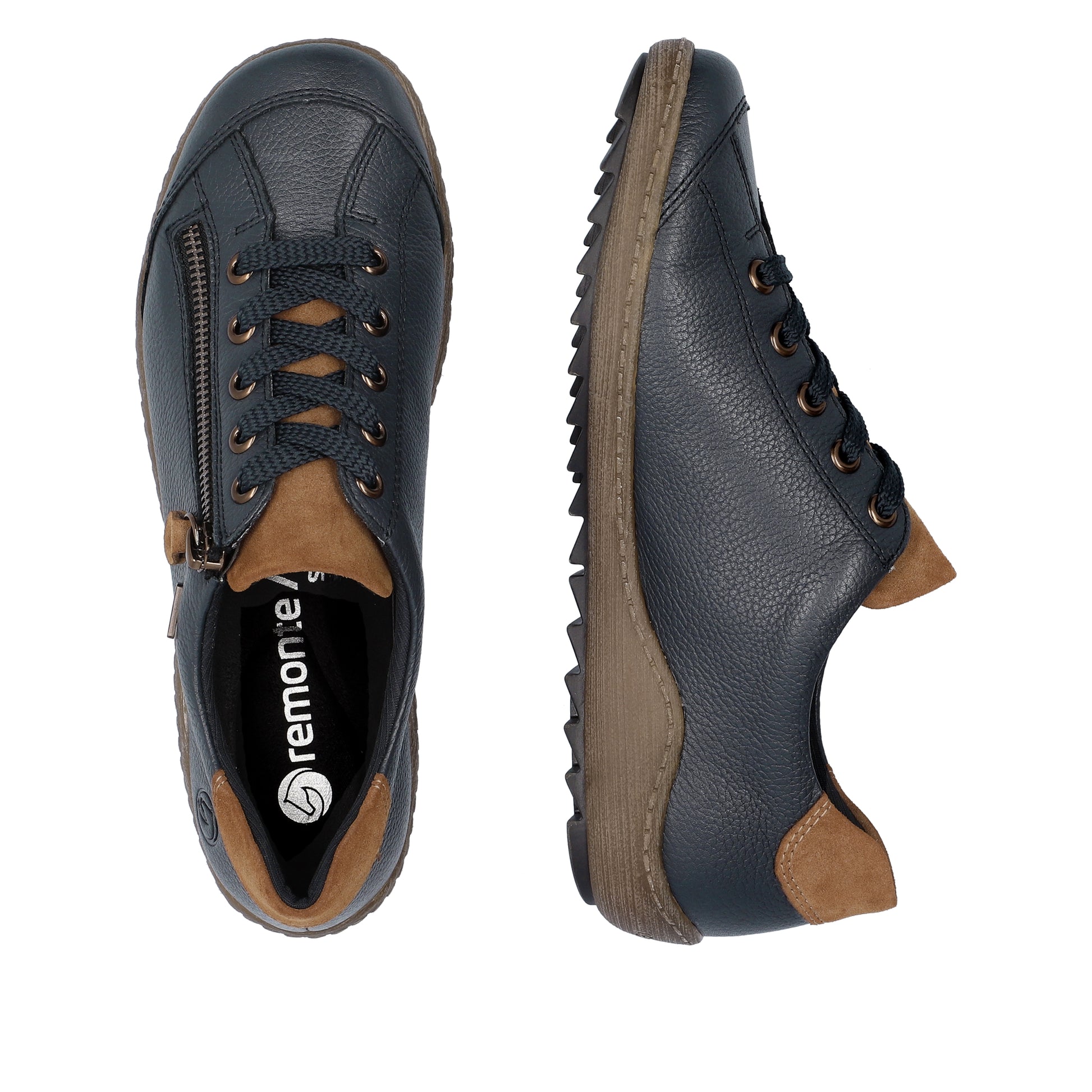 Blue Zip Shoes for Women | Remonte R1402-16