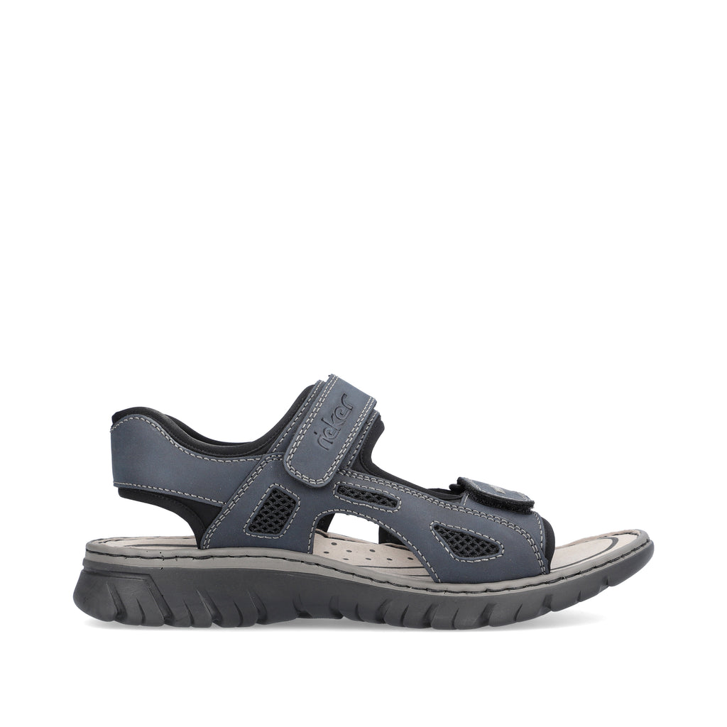 Blue Hook & Loop Sandals for Men | Rieker 26761-14